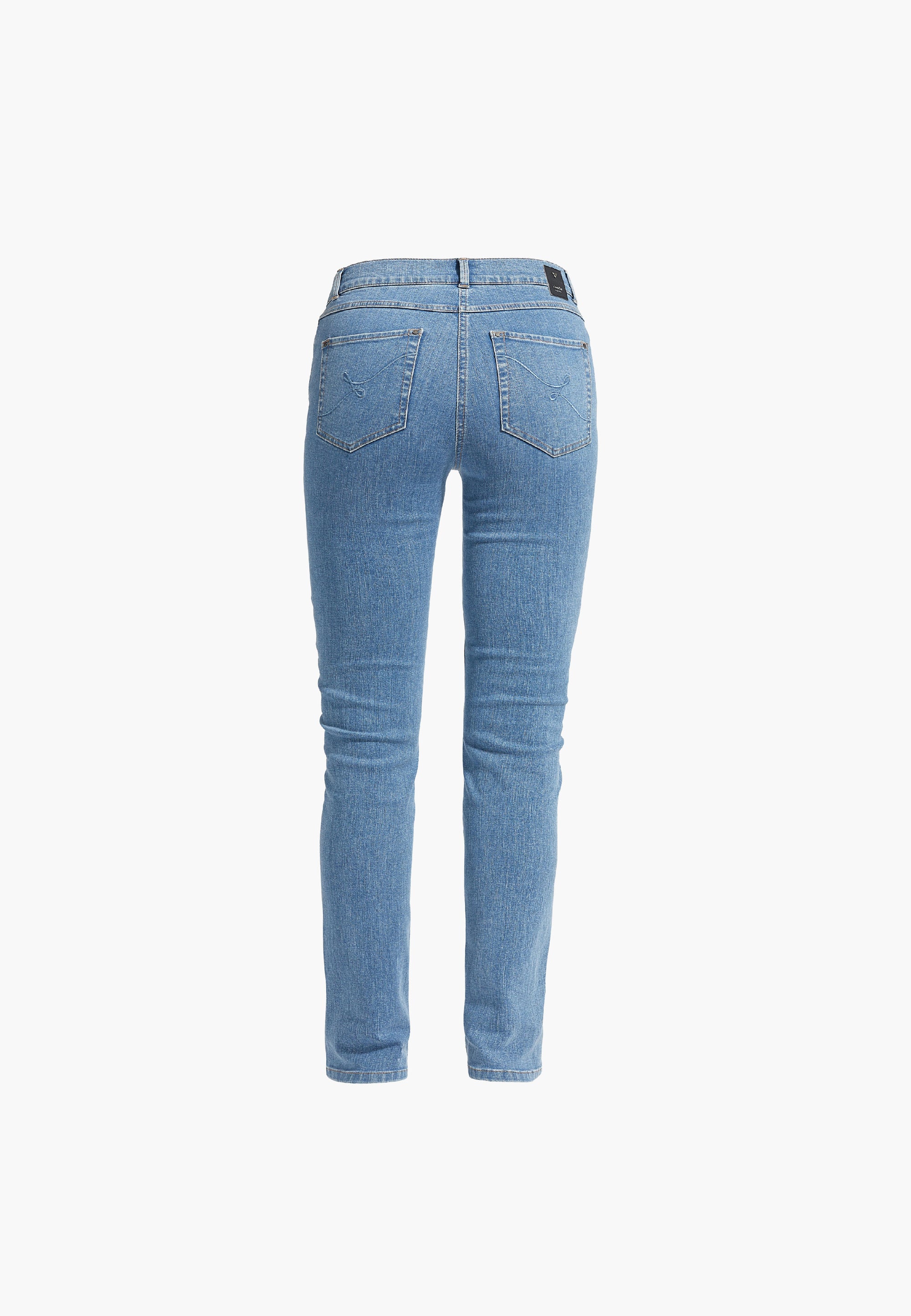 LAURIE  Agatha Slim - Medium Length Trousers SLIM Blau Denim