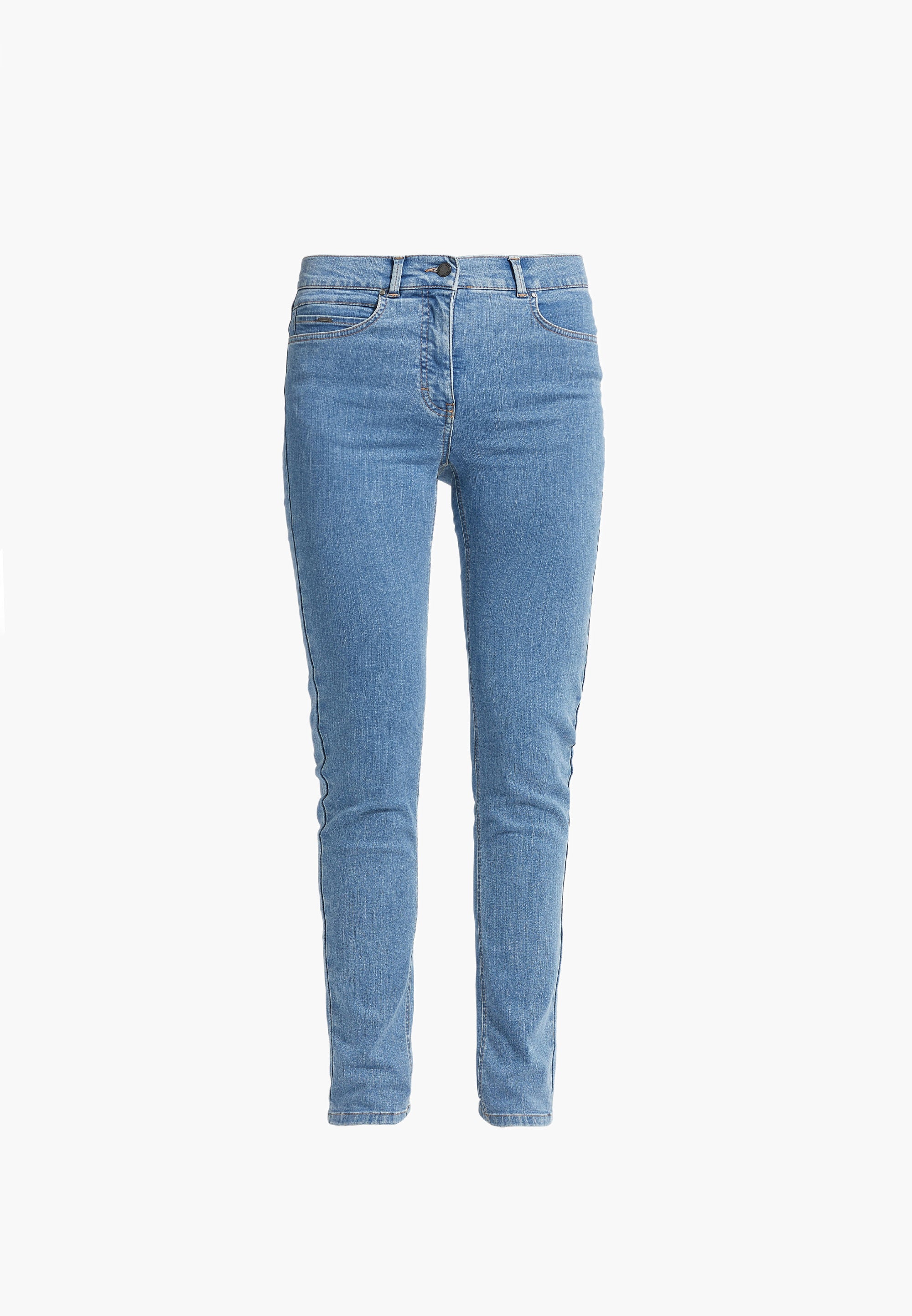 LAURIE  Agatha Slim - Medium Length Trousers SLIM Blau Denim