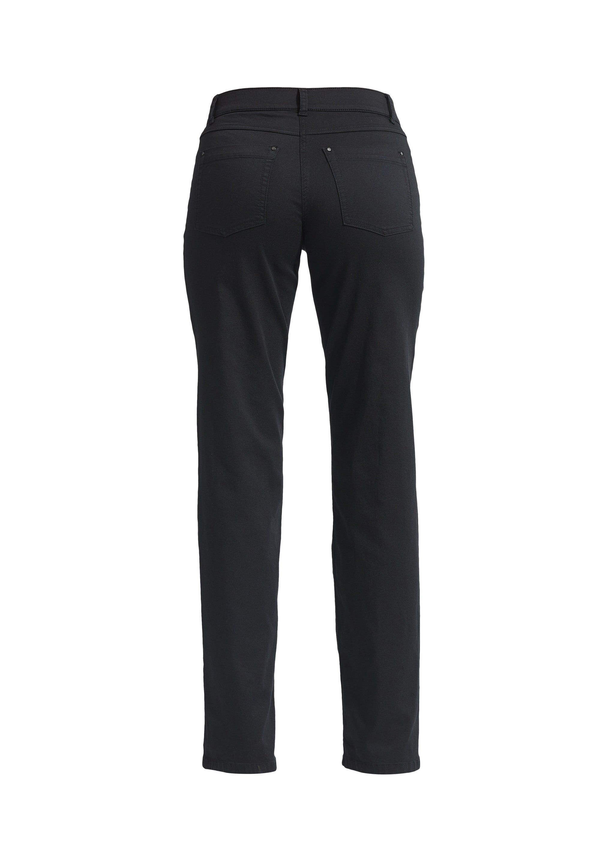 LAURIE  Amelia Straight - Long Length Trousers STRAIGHT Schwarz