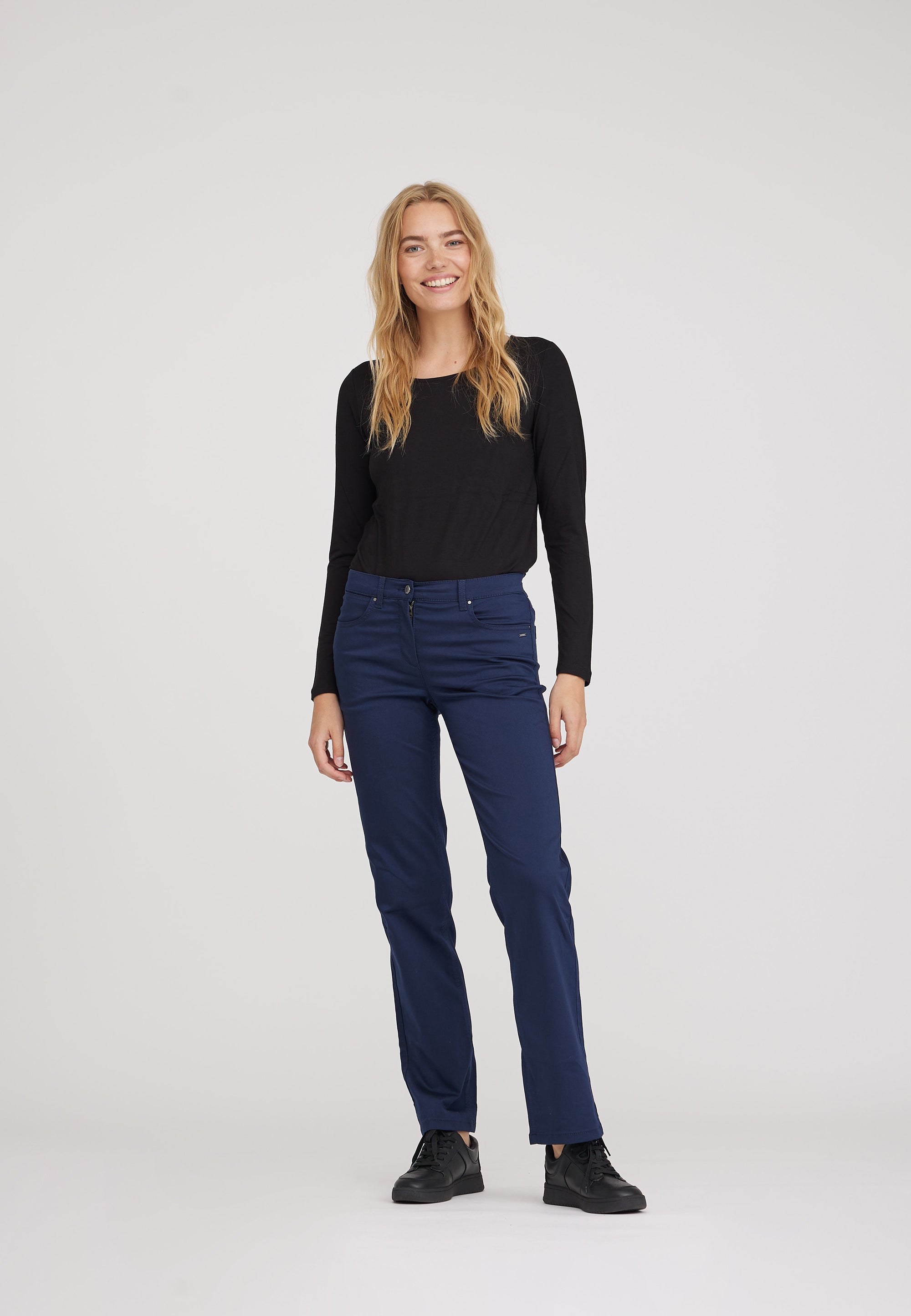 LAURIE  Amelia Straight - Medium Length Straight Marine