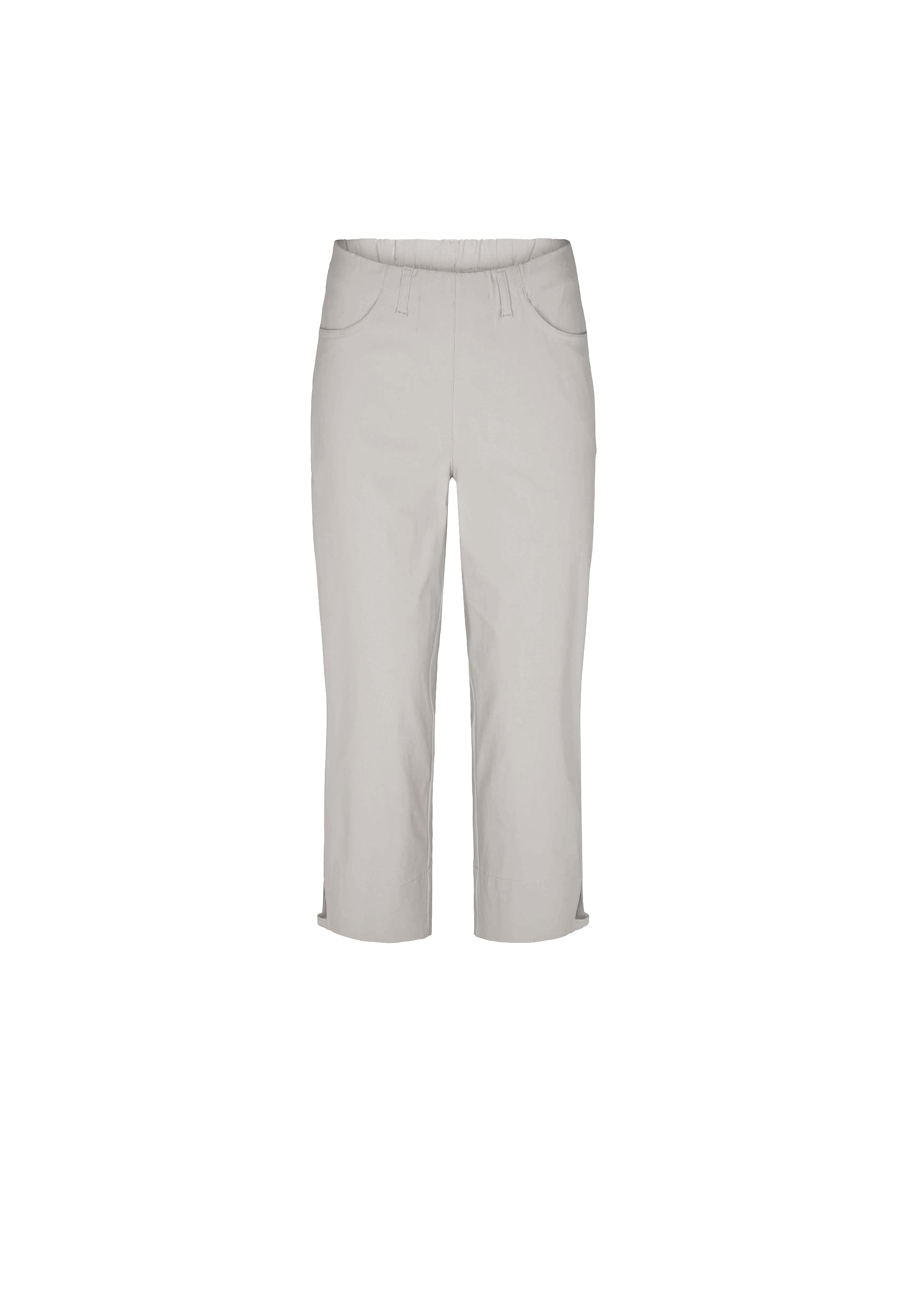 LAURIE Anabelle Regular Capri Medium Length Trousers REGULAR Grau sand