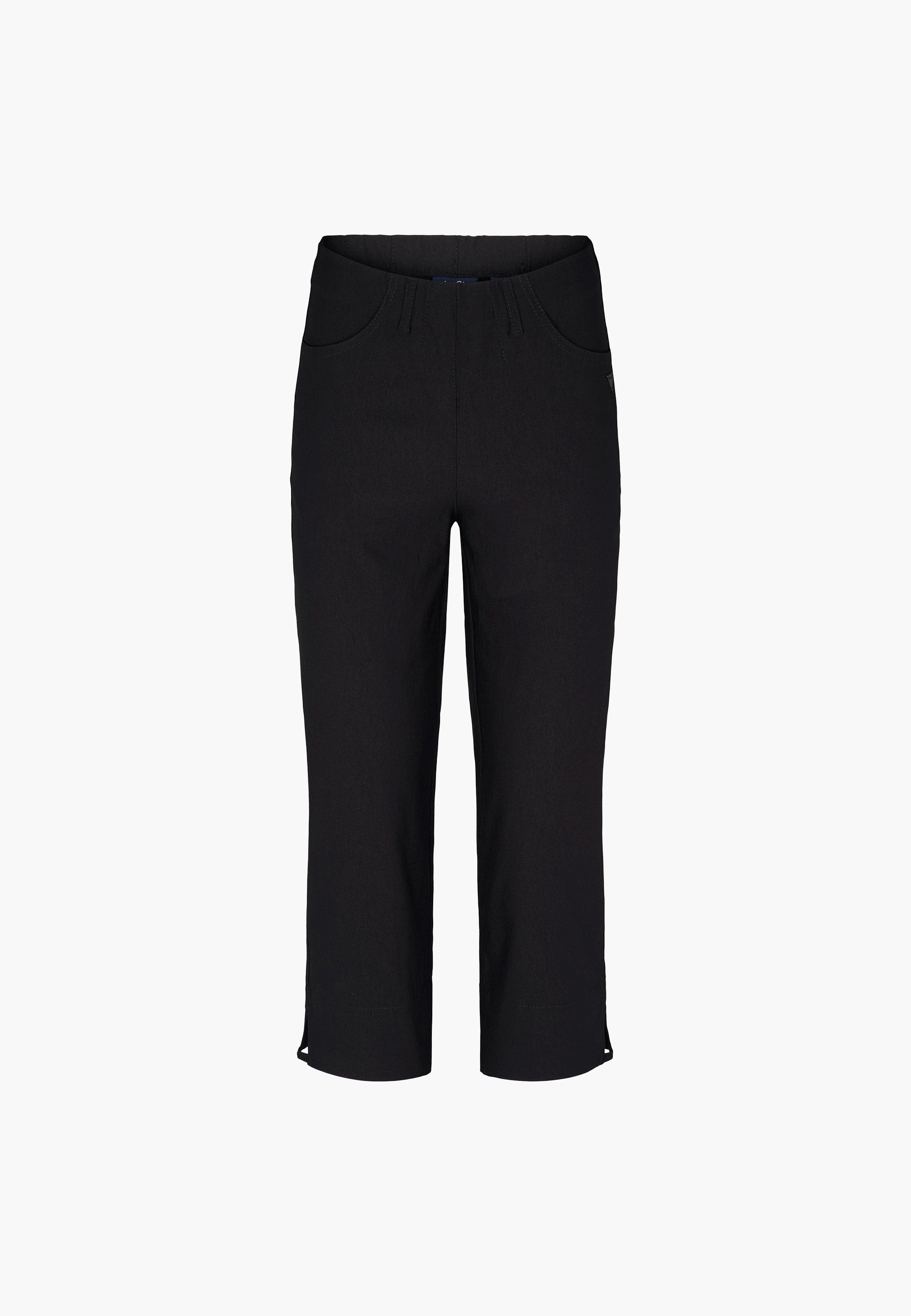 LAURIE Anabelle Regular Capri Medium Length Trousers REGULAR Schwarz