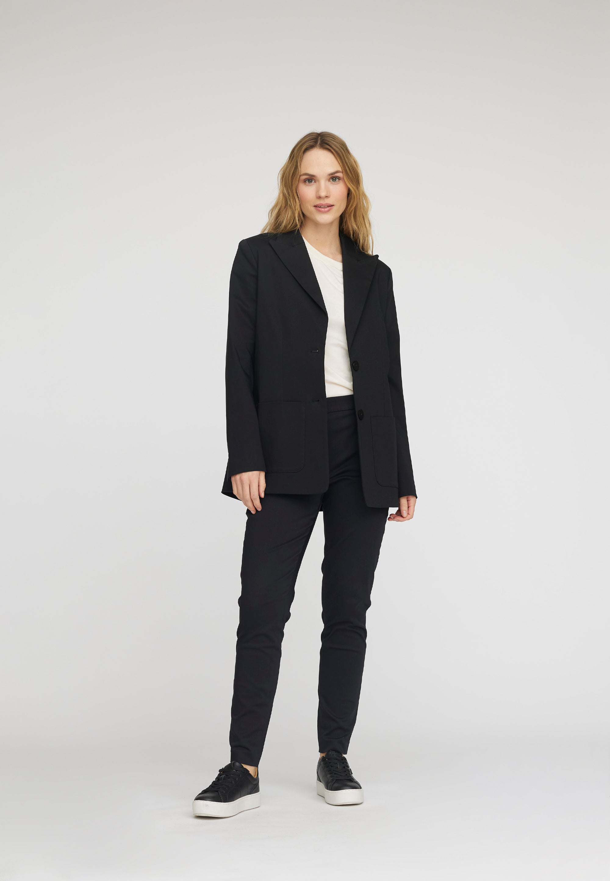 LAURIE  Britt Blazer 76cm Jackets Schwarz