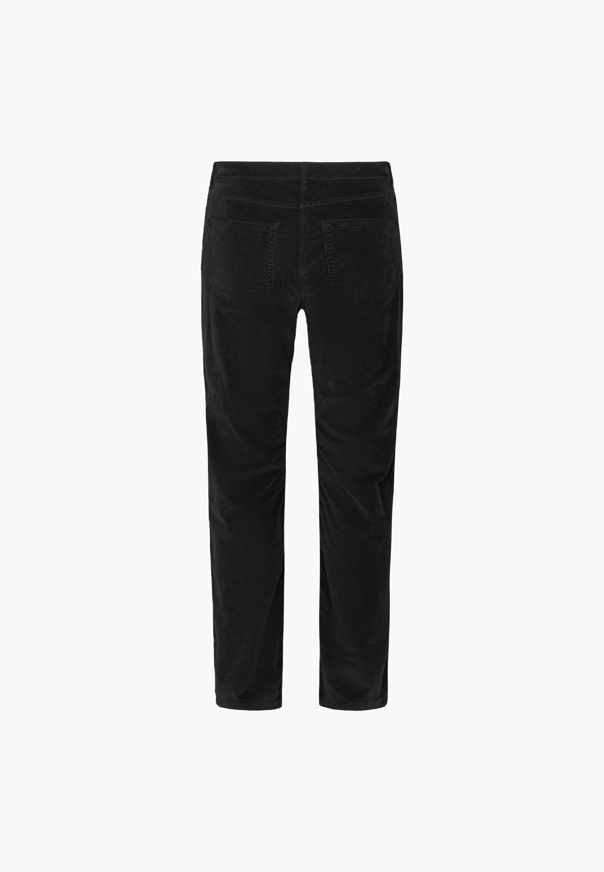 LAURIE  Charlotte Regular Corduroy - Medium Length Trousers REGULAR Marine