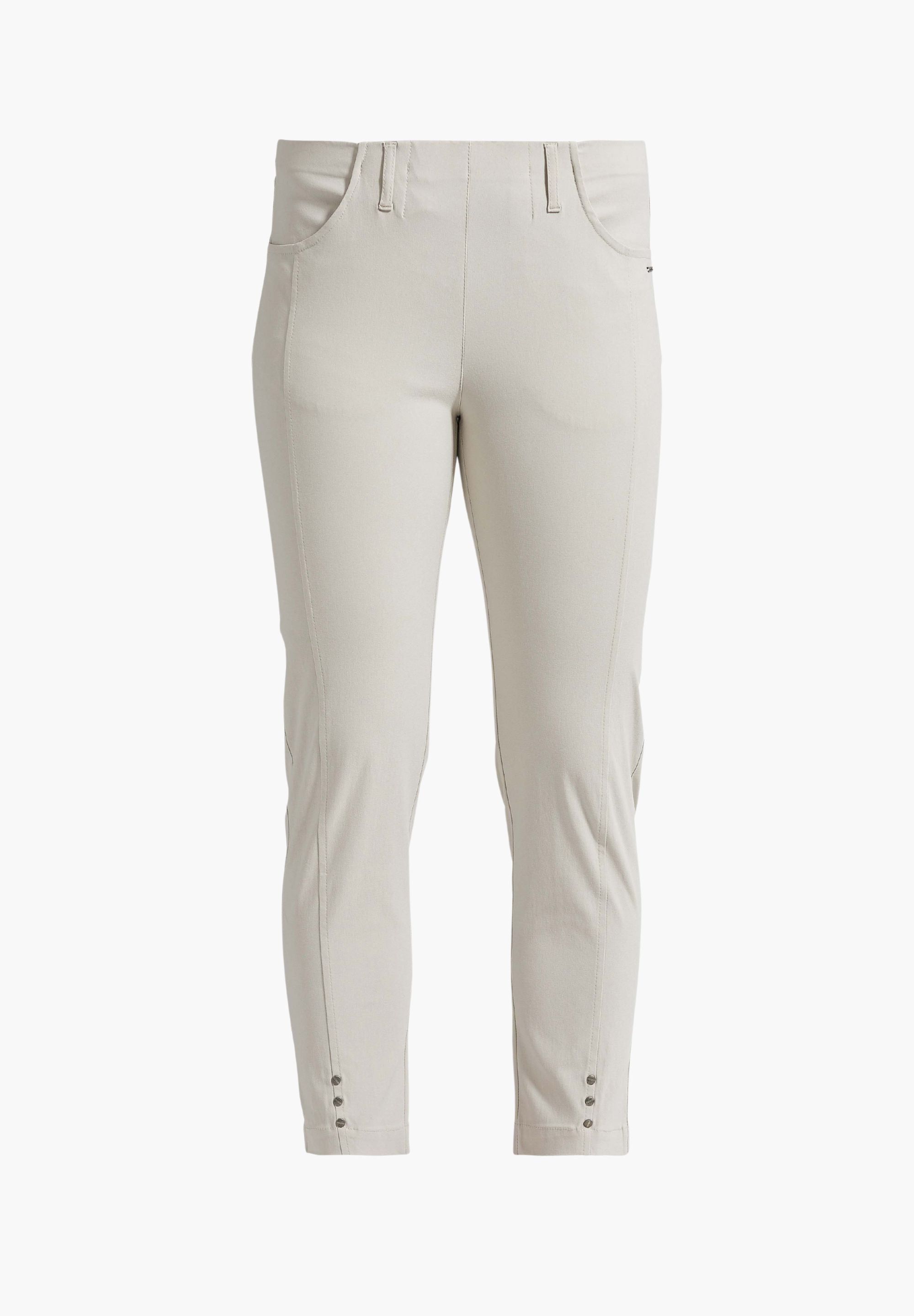 LAURIE Chloe Slim Crop Trousers SLIM Grau sand