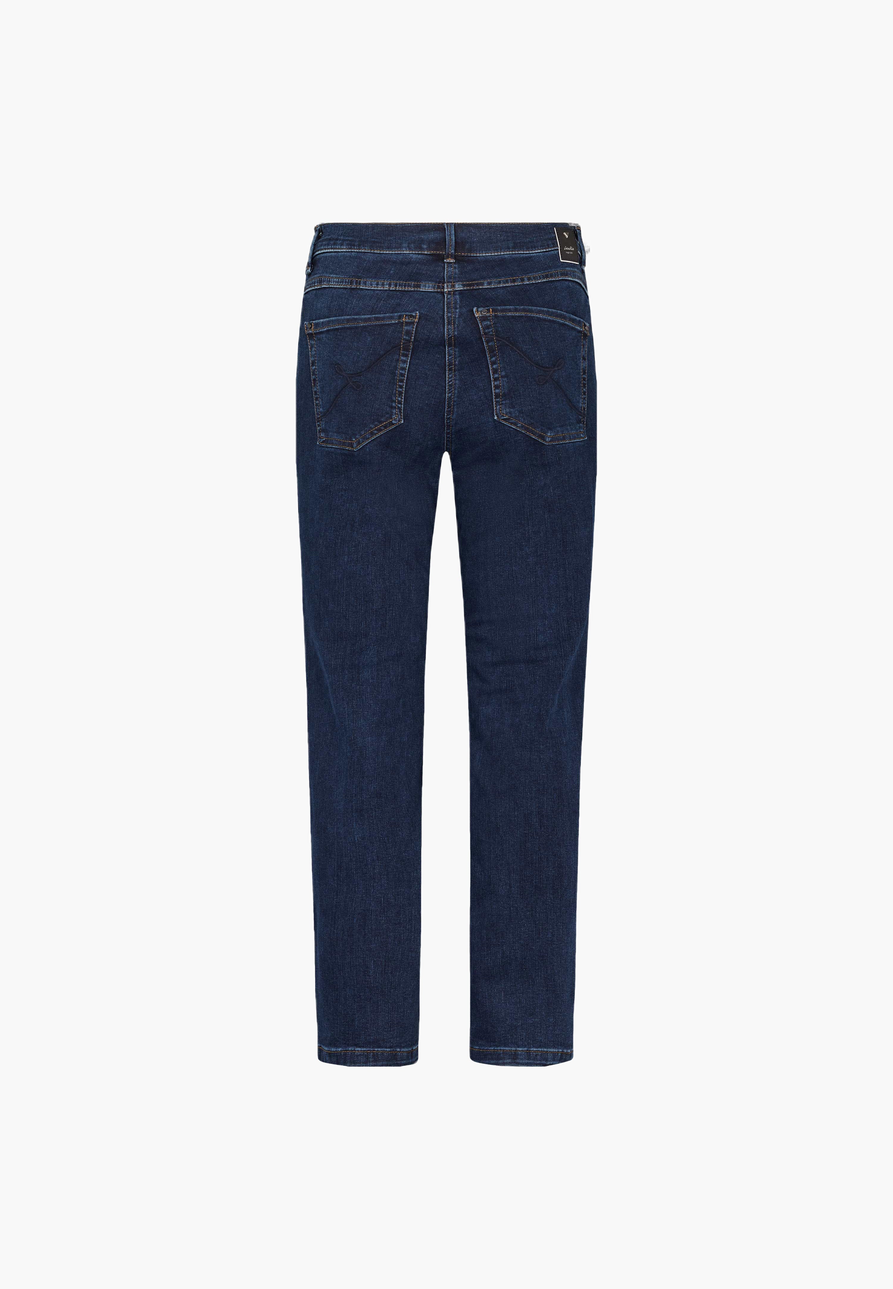 LAURIE  Christie Regular - Medium Length Trousers REGULAR Dunkelblauer denim