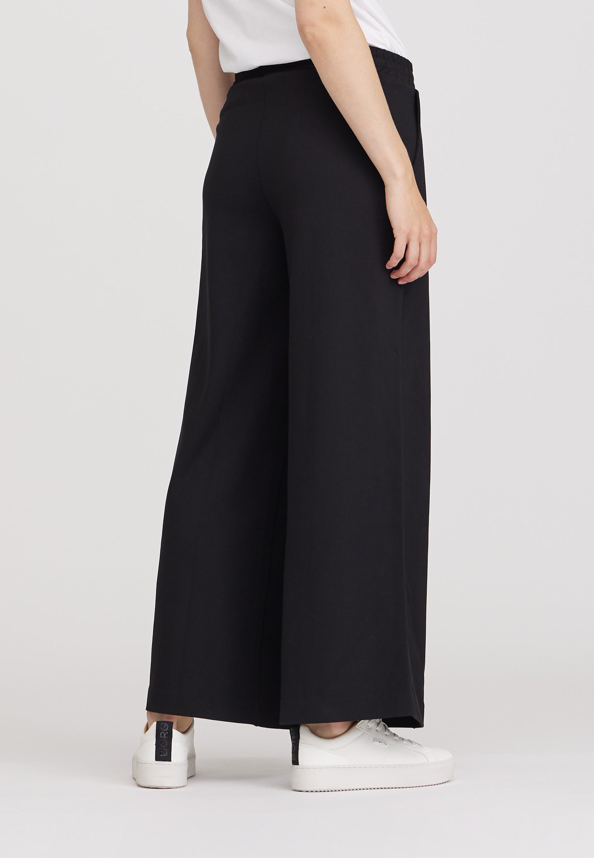 LAURIE  Dicte Loose - Medium Length Trousers LOOSE Schwarz