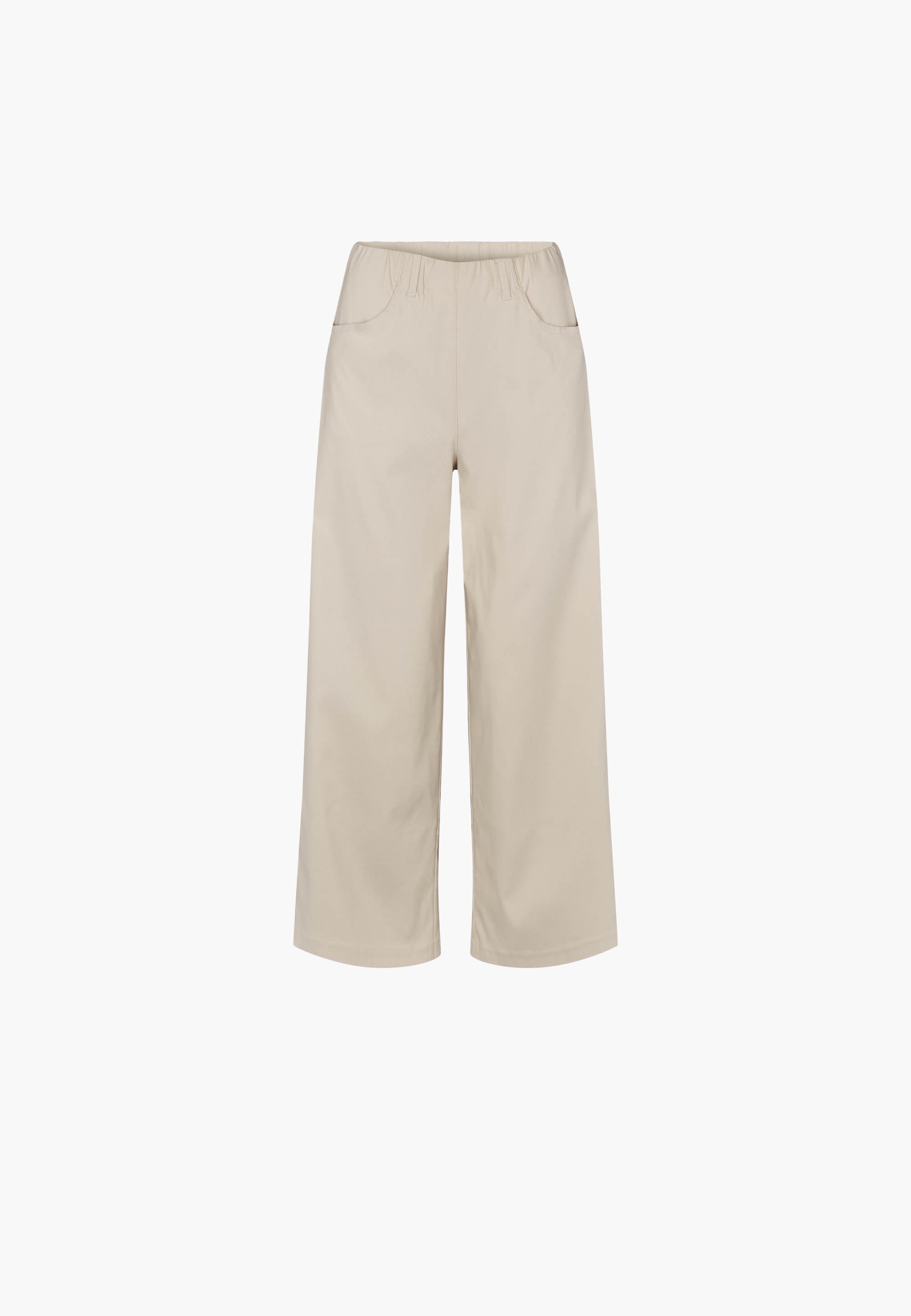 LAURIE  Donna Loose Crop Trousers LOOSE Grau sand