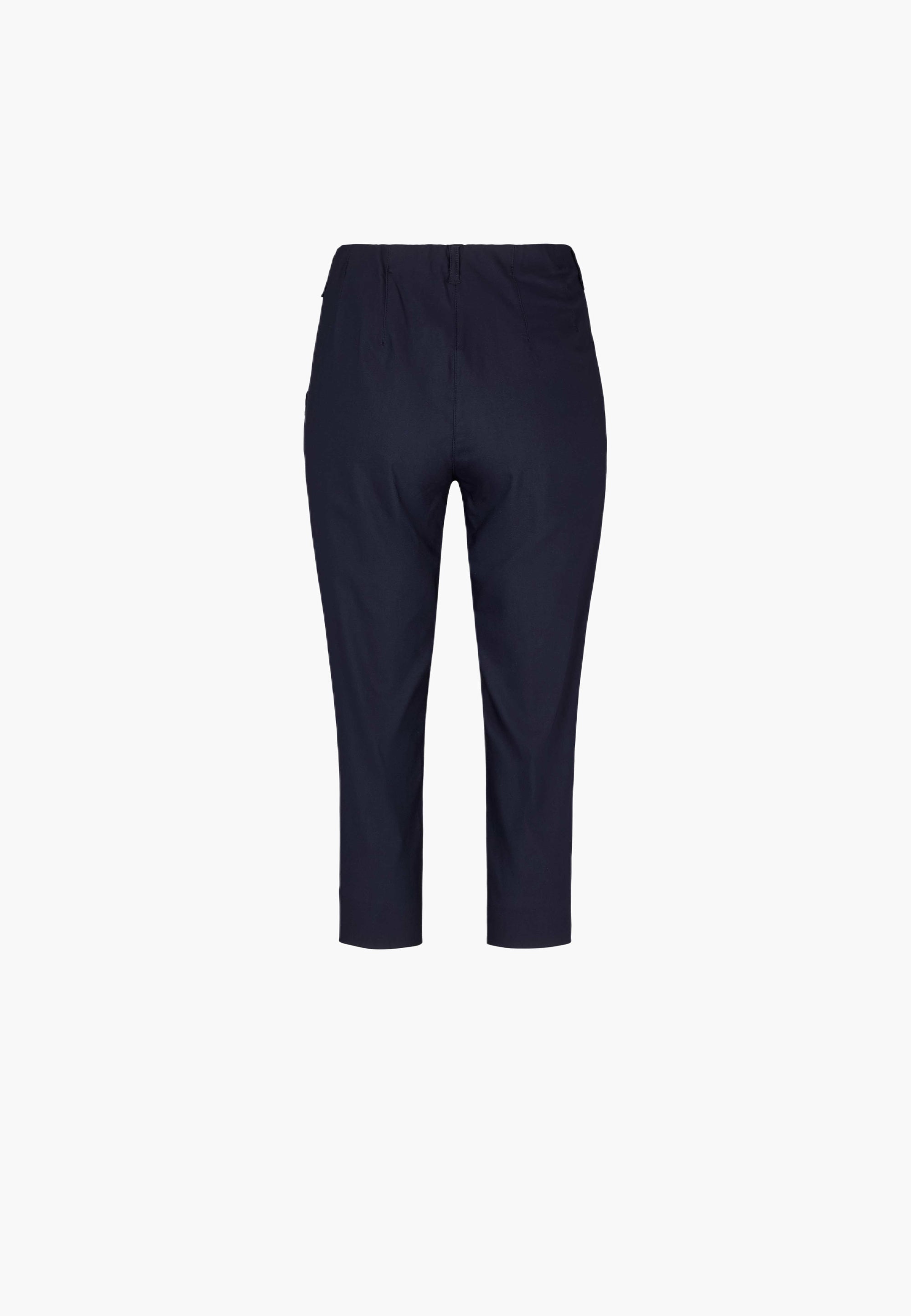 LAURIE Elizabeth Slim Capri Medium Length Trousers SLIM Marine