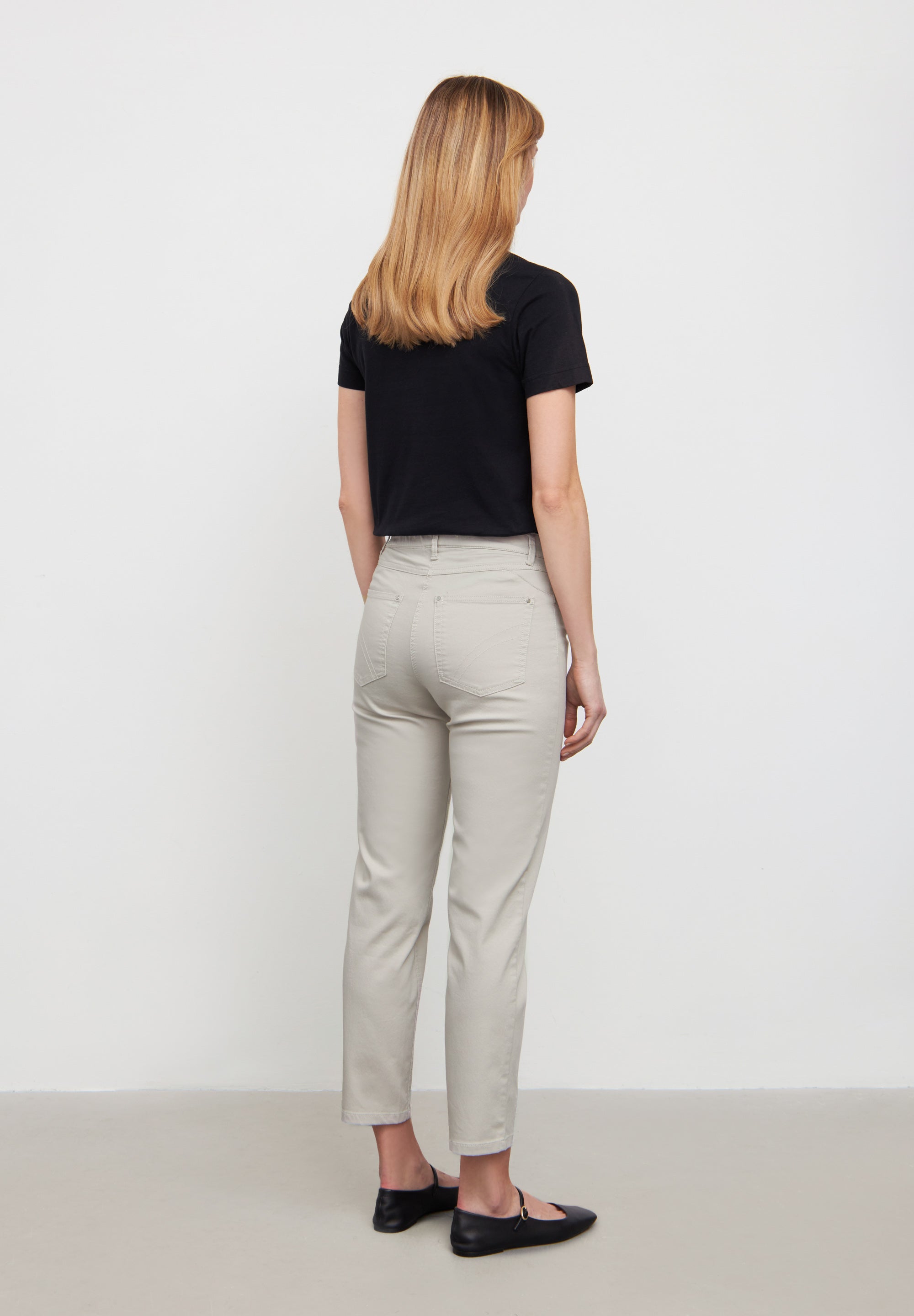 LAURIE  Hannah Regular - Extra Short Length Trousers REGULAR Grau sand