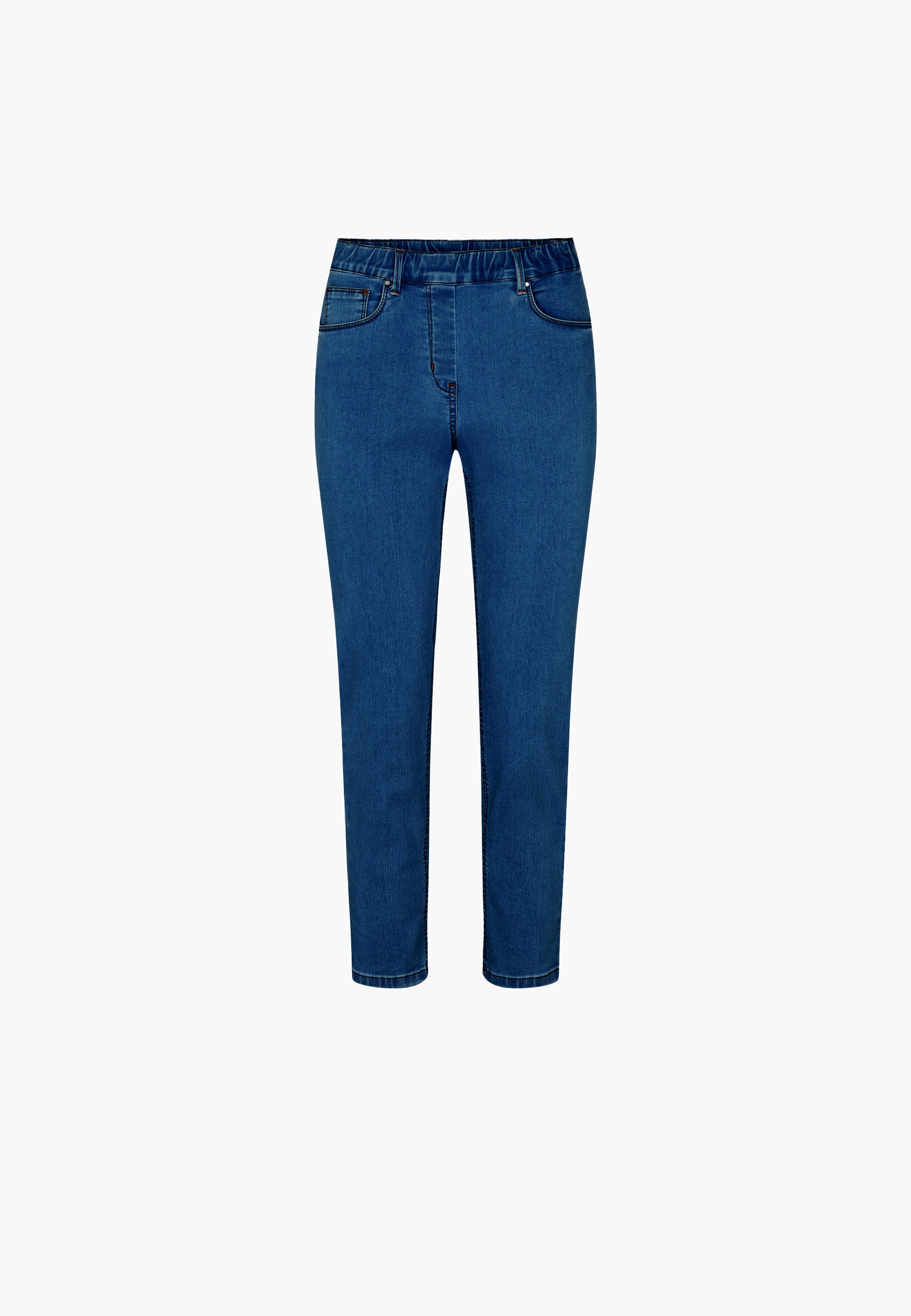 LAURIE  Hannah Regular - Extra Short Length Trousers REGULAR 49401 Blue Denim