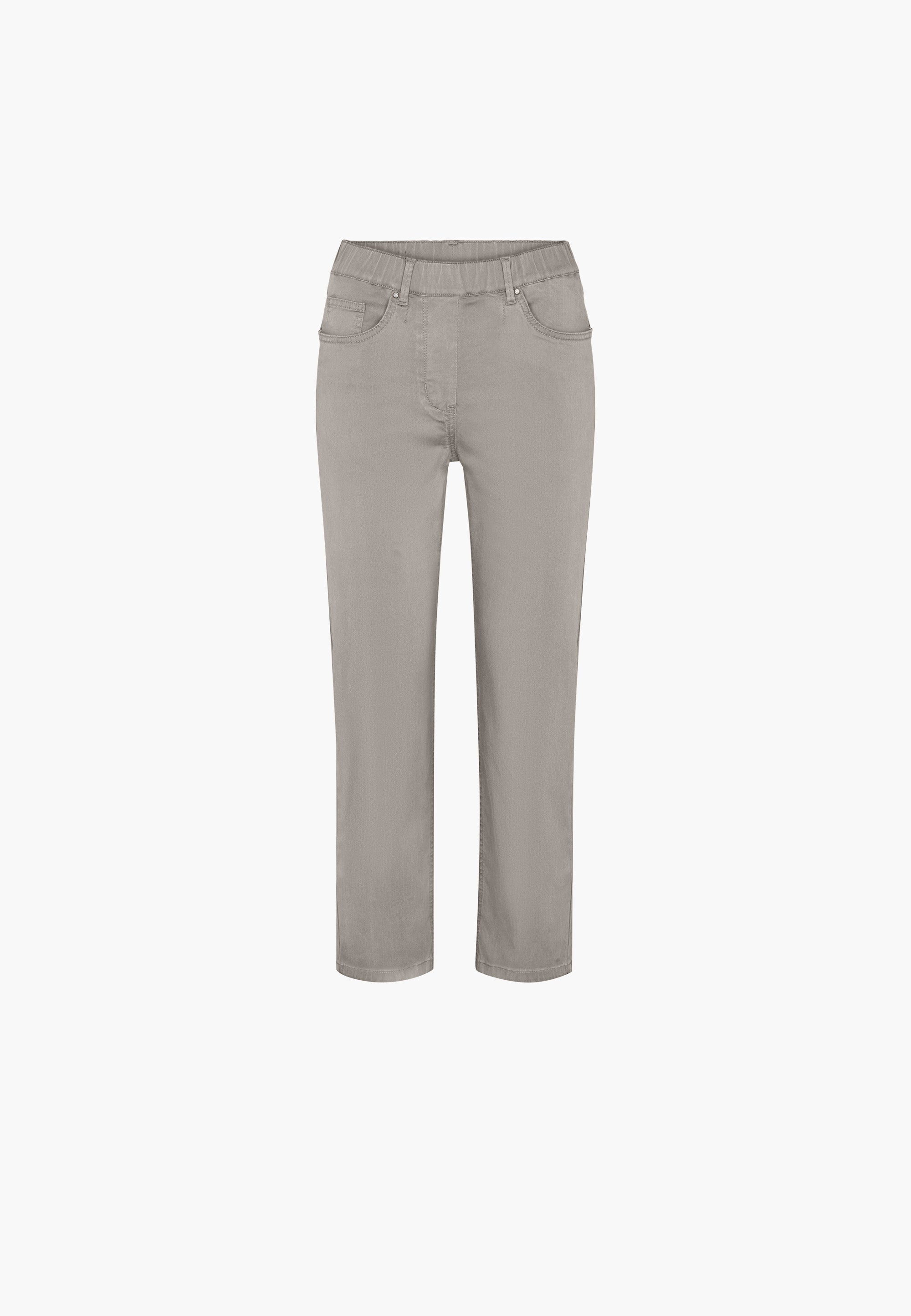 LAURIE Helen Straight Crop Trousers STRAIGHT Grau sand