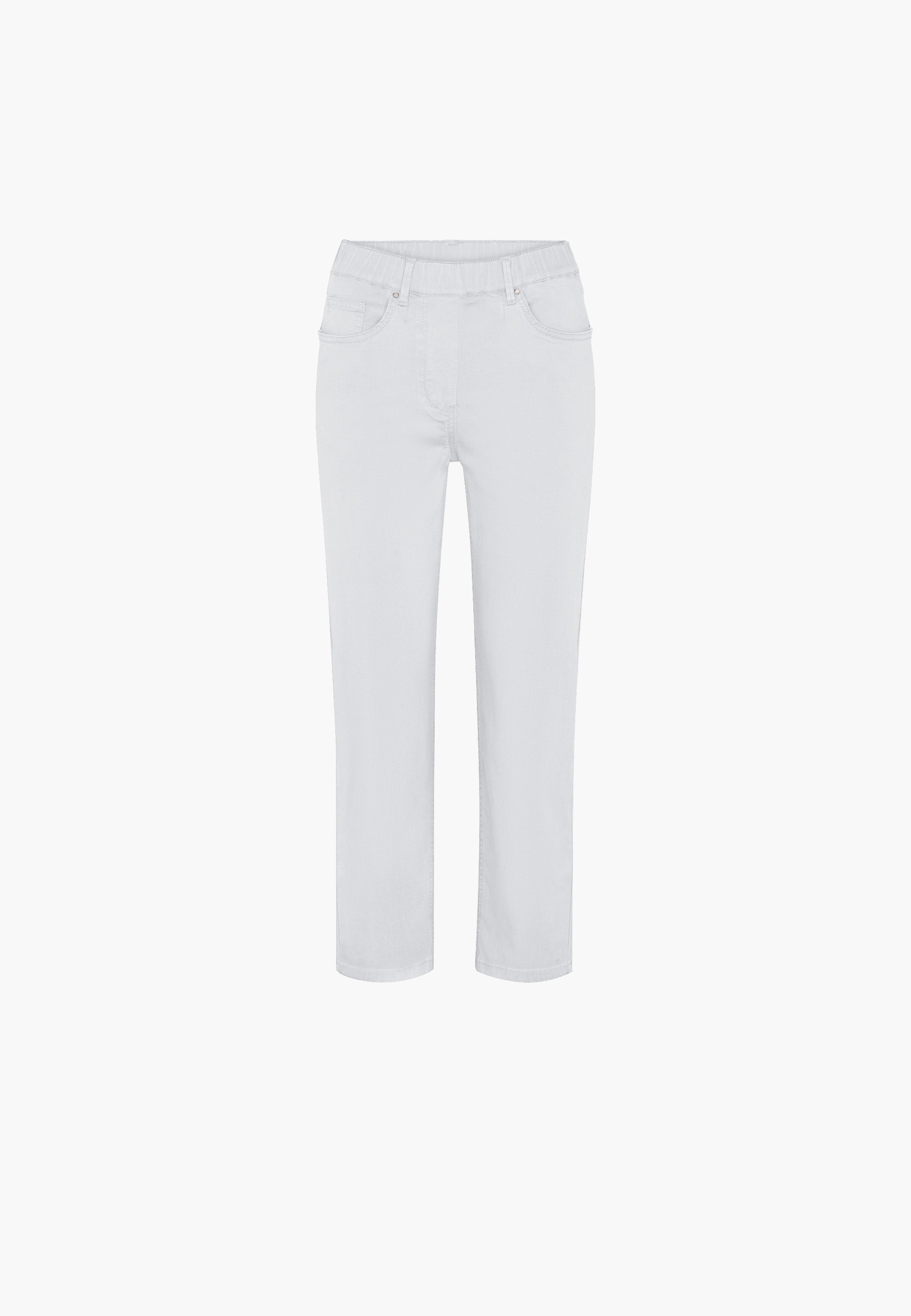 LAURIE Helen Straight Crop Trousers STRAIGHT Weiss