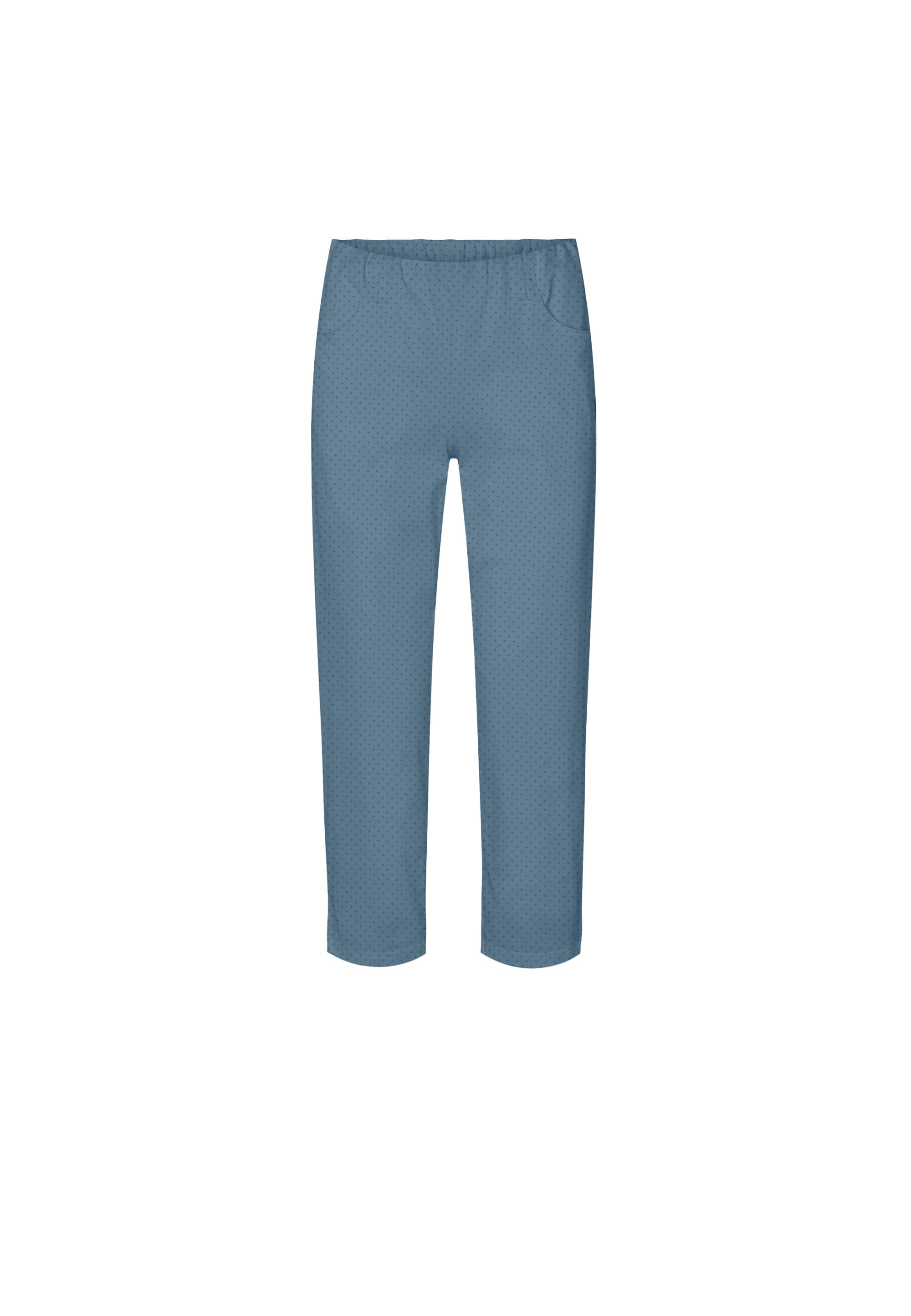 LAURIE Kelly - Crop Trousers REGULAR 43005 Faded Blue Print
