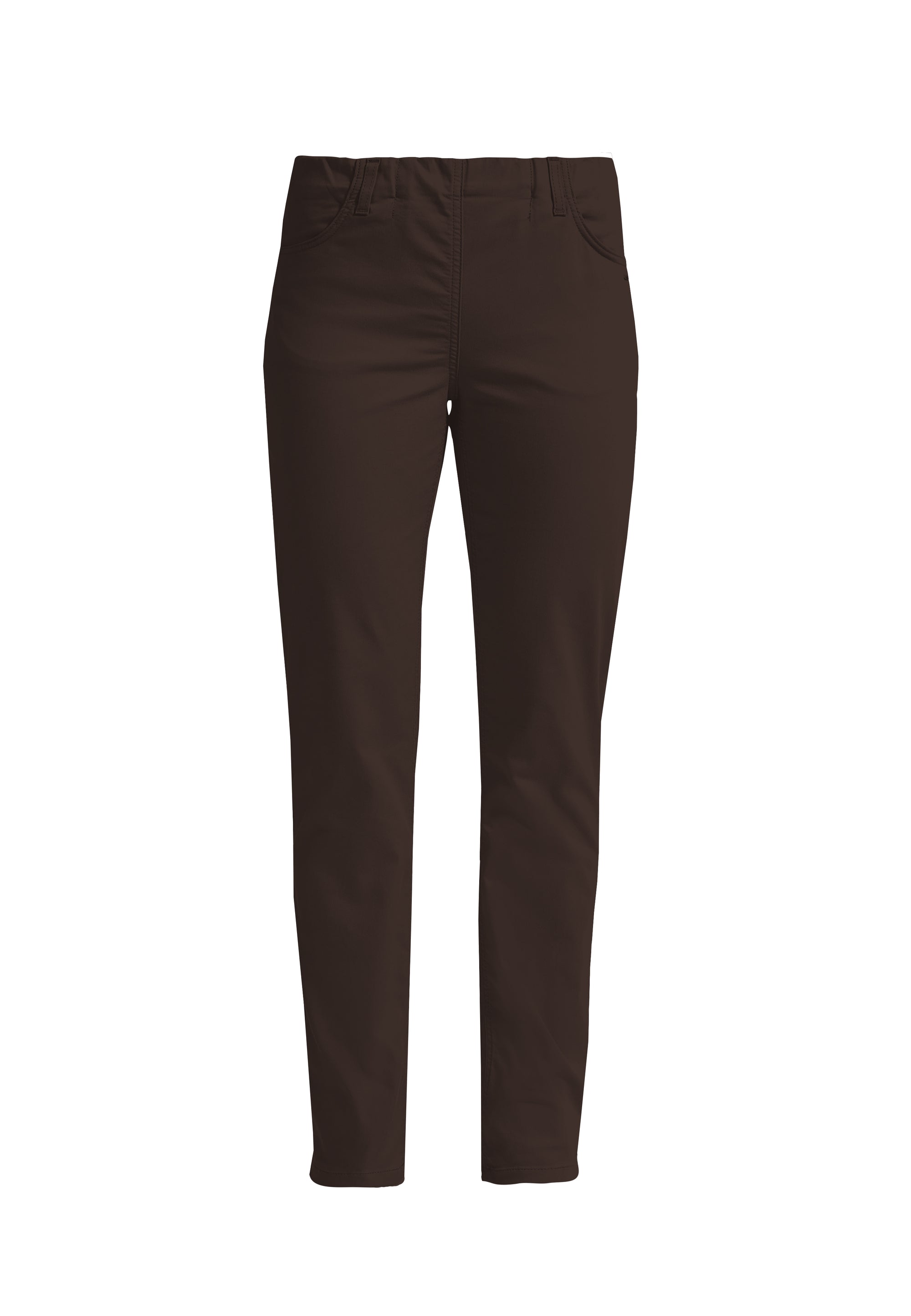 LAURIE  Kelly Regular - Medium Length Trousers REGULAR Braun