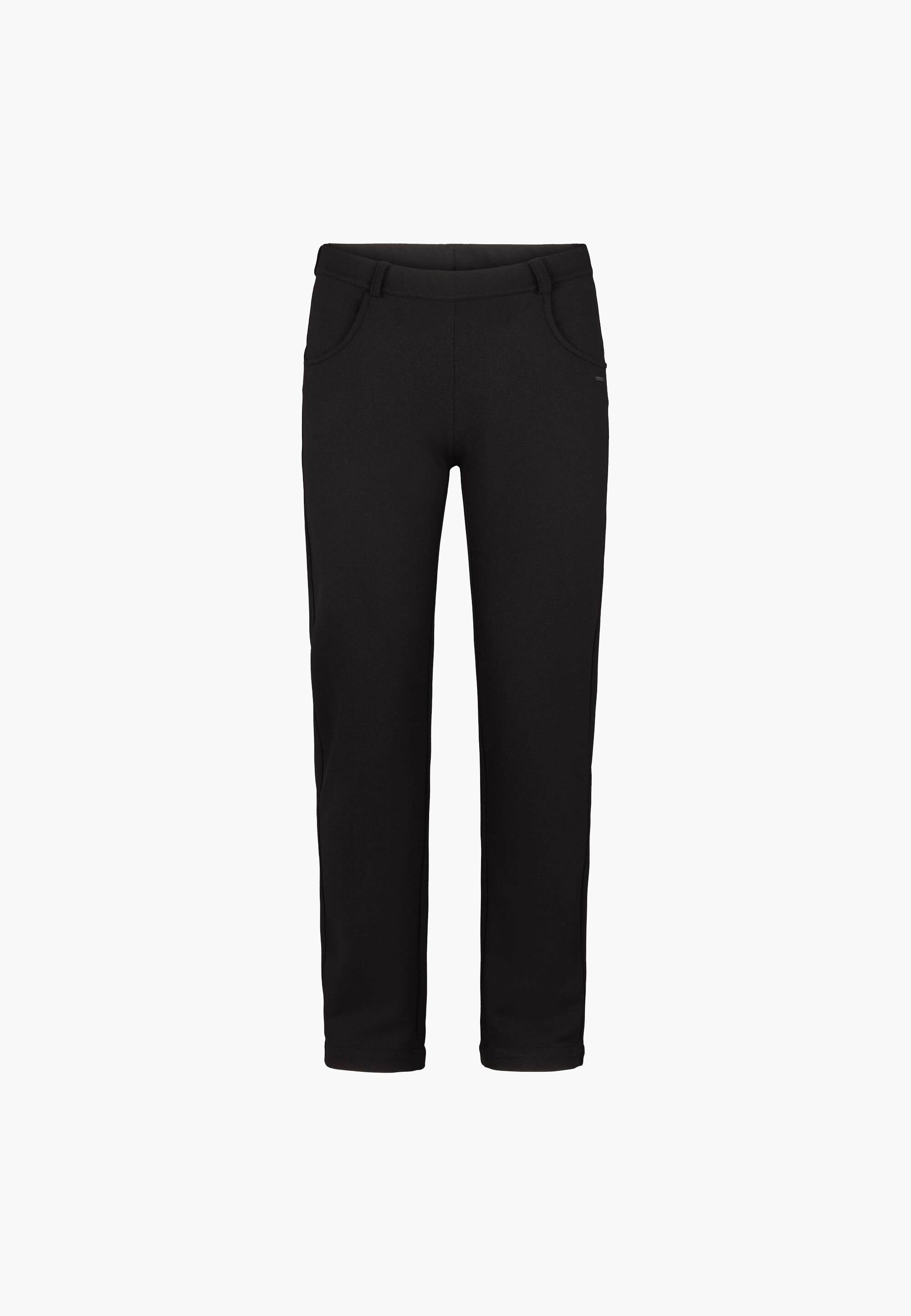 LAURIE  Kelly Regular Jersey - Medium Length Trousers REGULAR Schwarz gebürstet