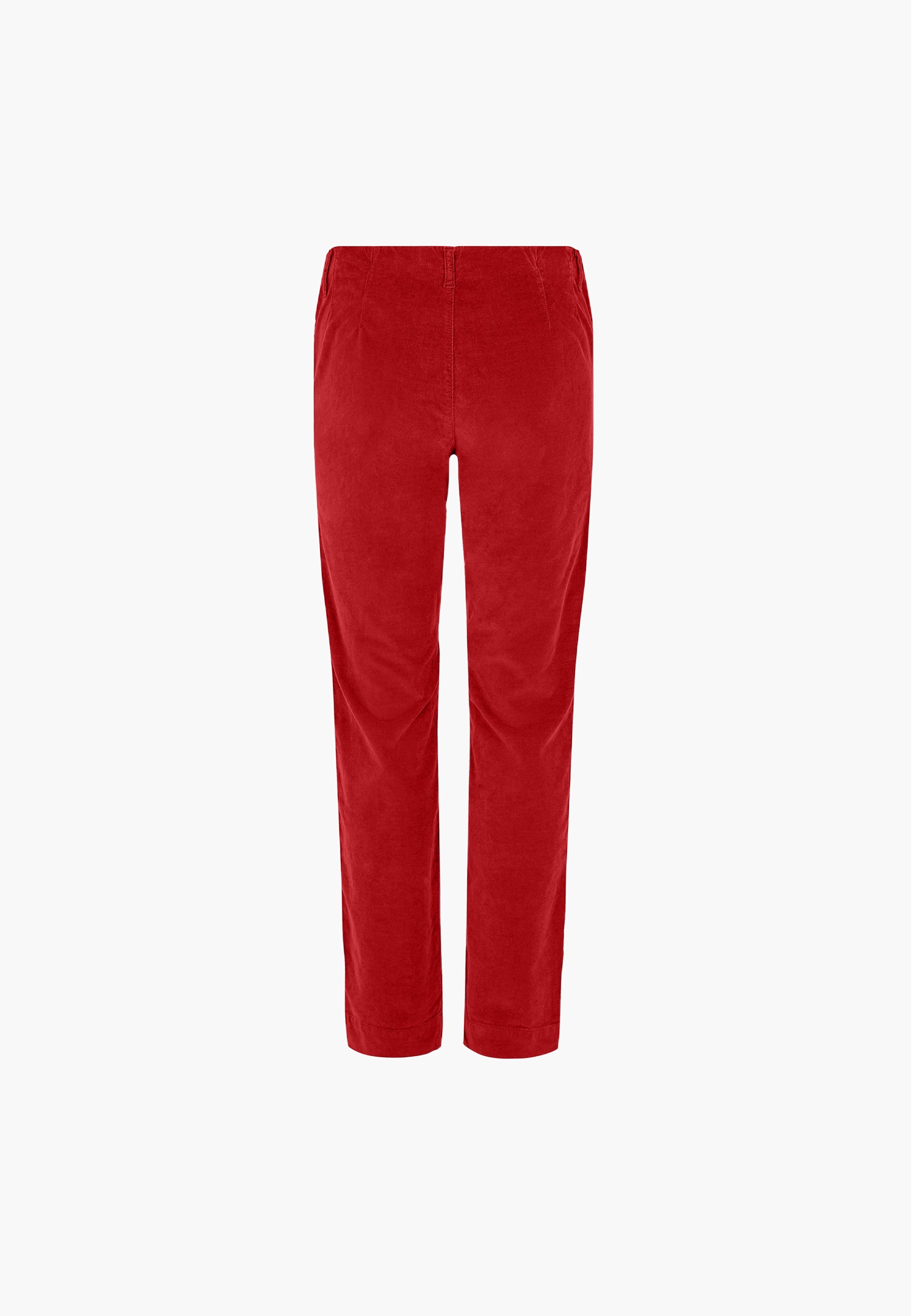 LAURIE  Kelly Regular Samt - Medium Length Trousers REGULAR 65000 Chili