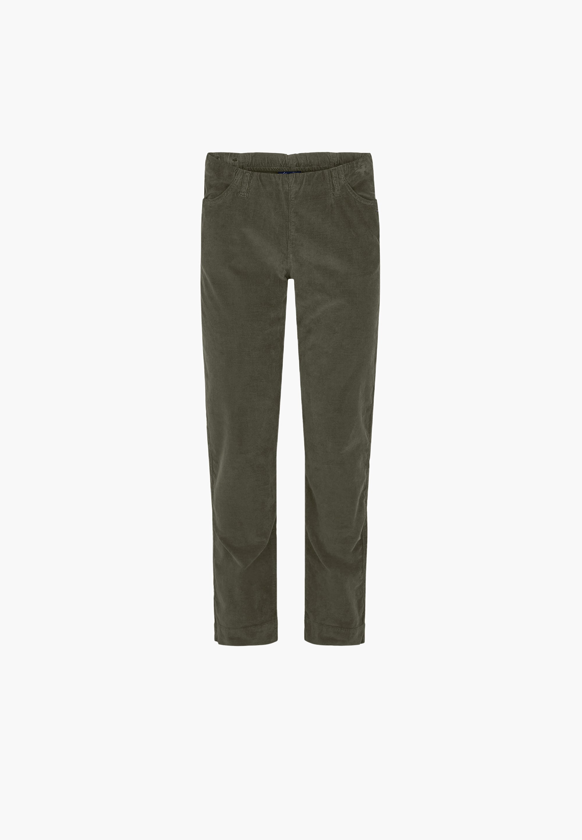 LAURIE  Kelly Regular Samt - Short Length Trousers REGULAR 55000 Dried Olive