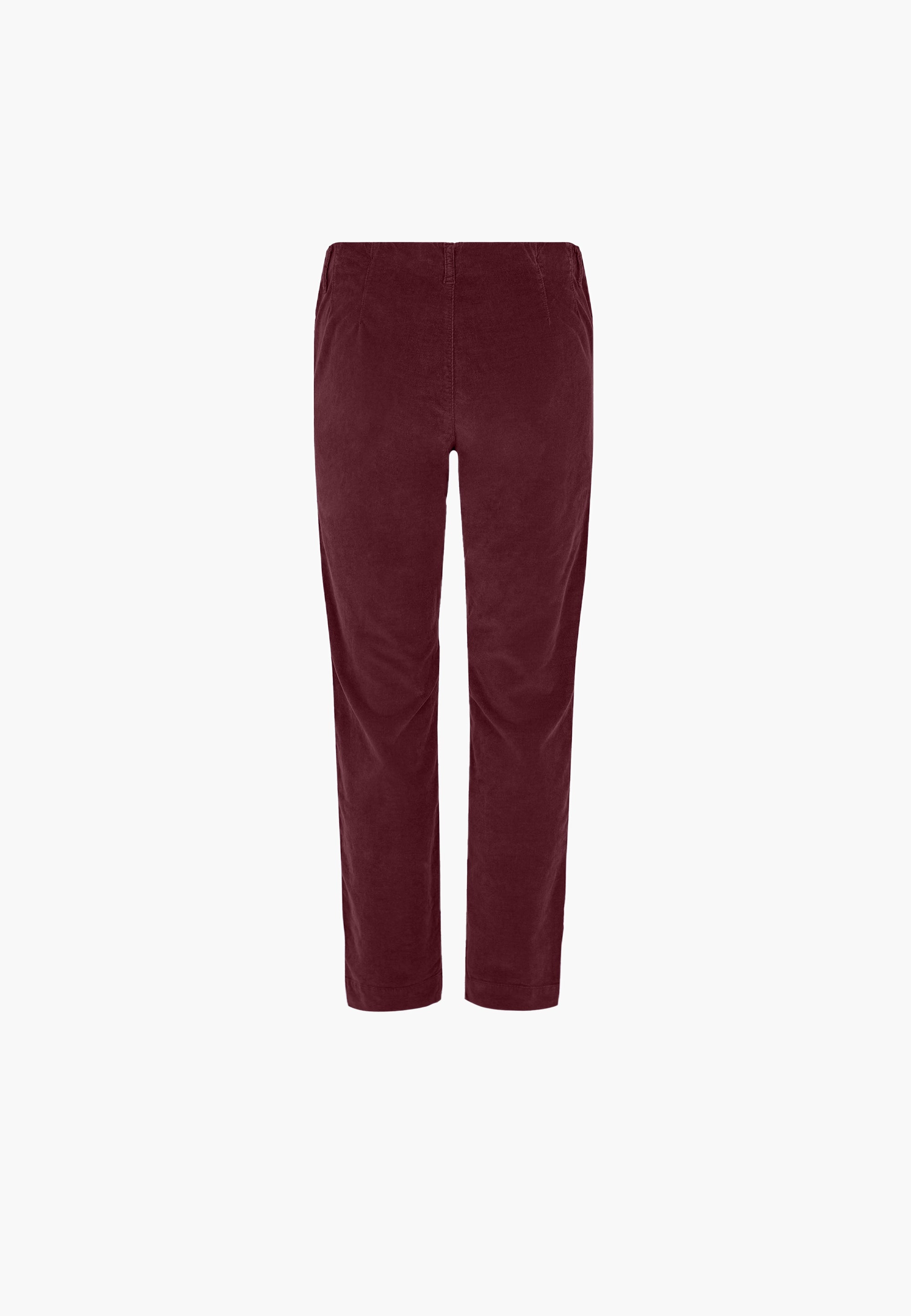 LAURIE  Kelly Regular Samt - Short Length Trousers REGULAR 66000 Zinfandel