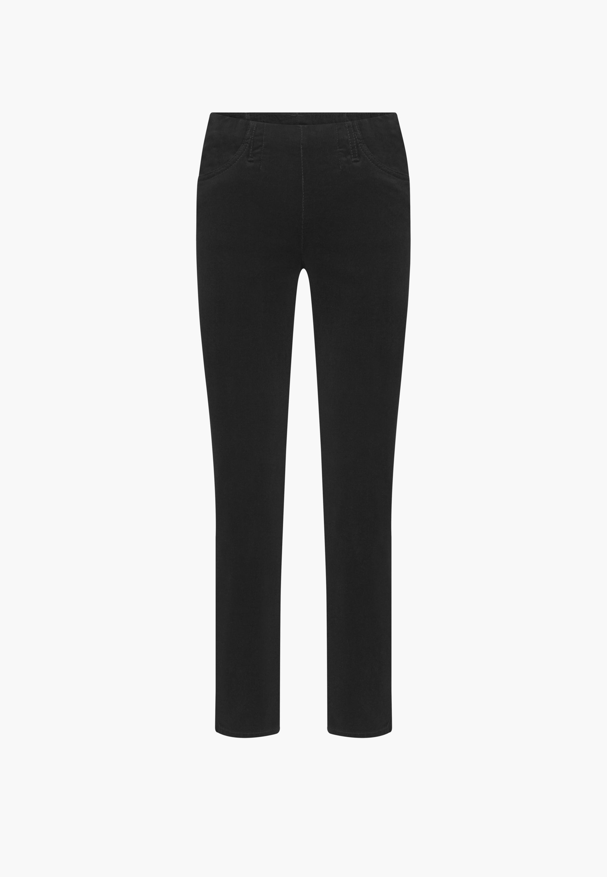 LAURIE  Kelly Regular Samt - Short Length Trousers REGULAR Schwarz