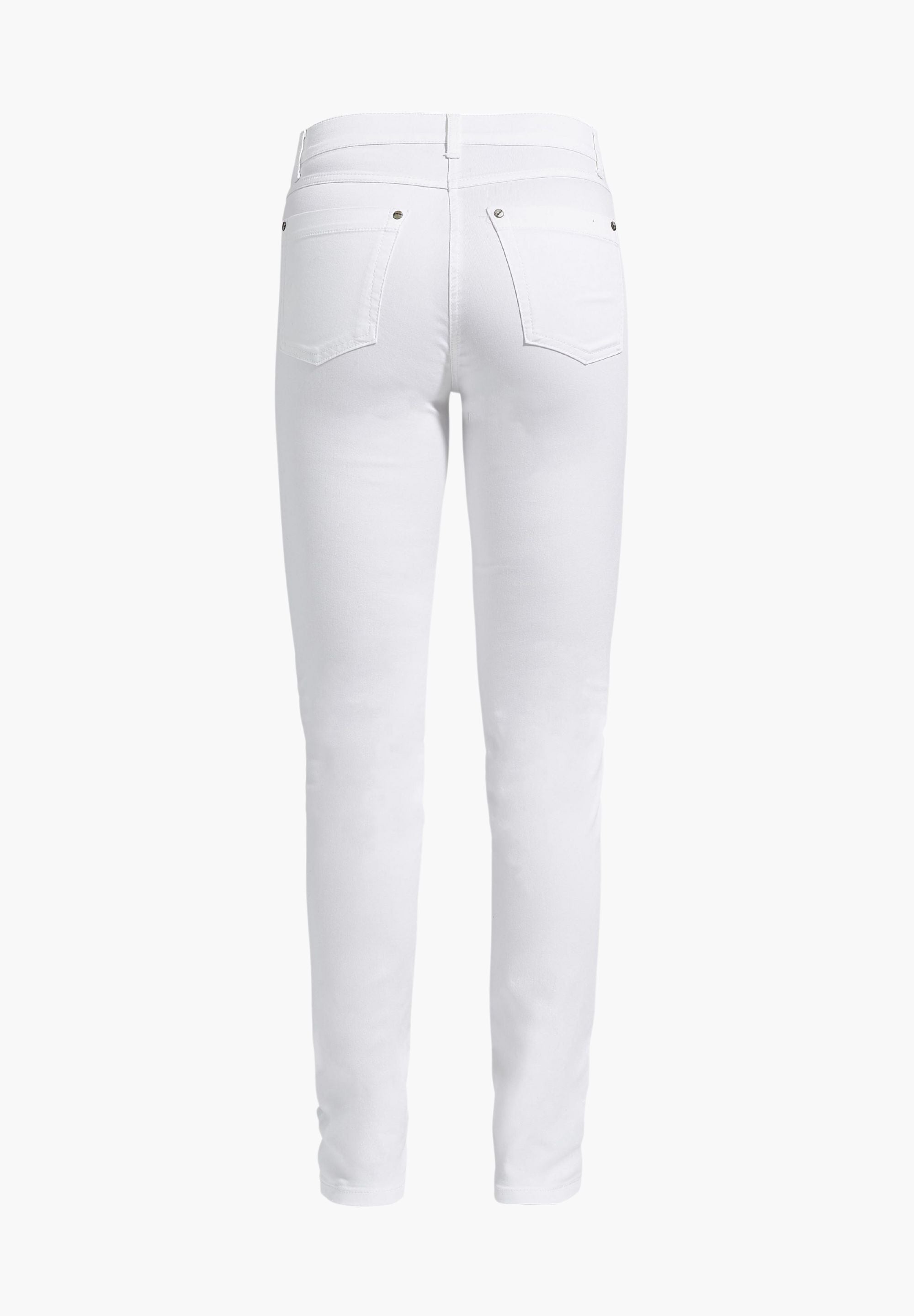 LAURIE  Laura Slim - Medium Length Trousers SLIM Weiss