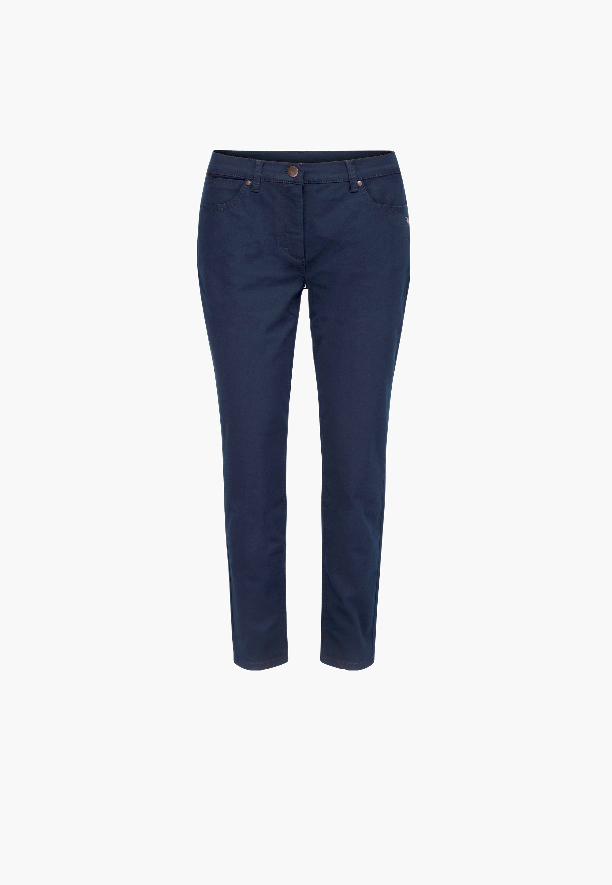 LAURIE  Laura Slim - Short Length Trousers SLIM Marine