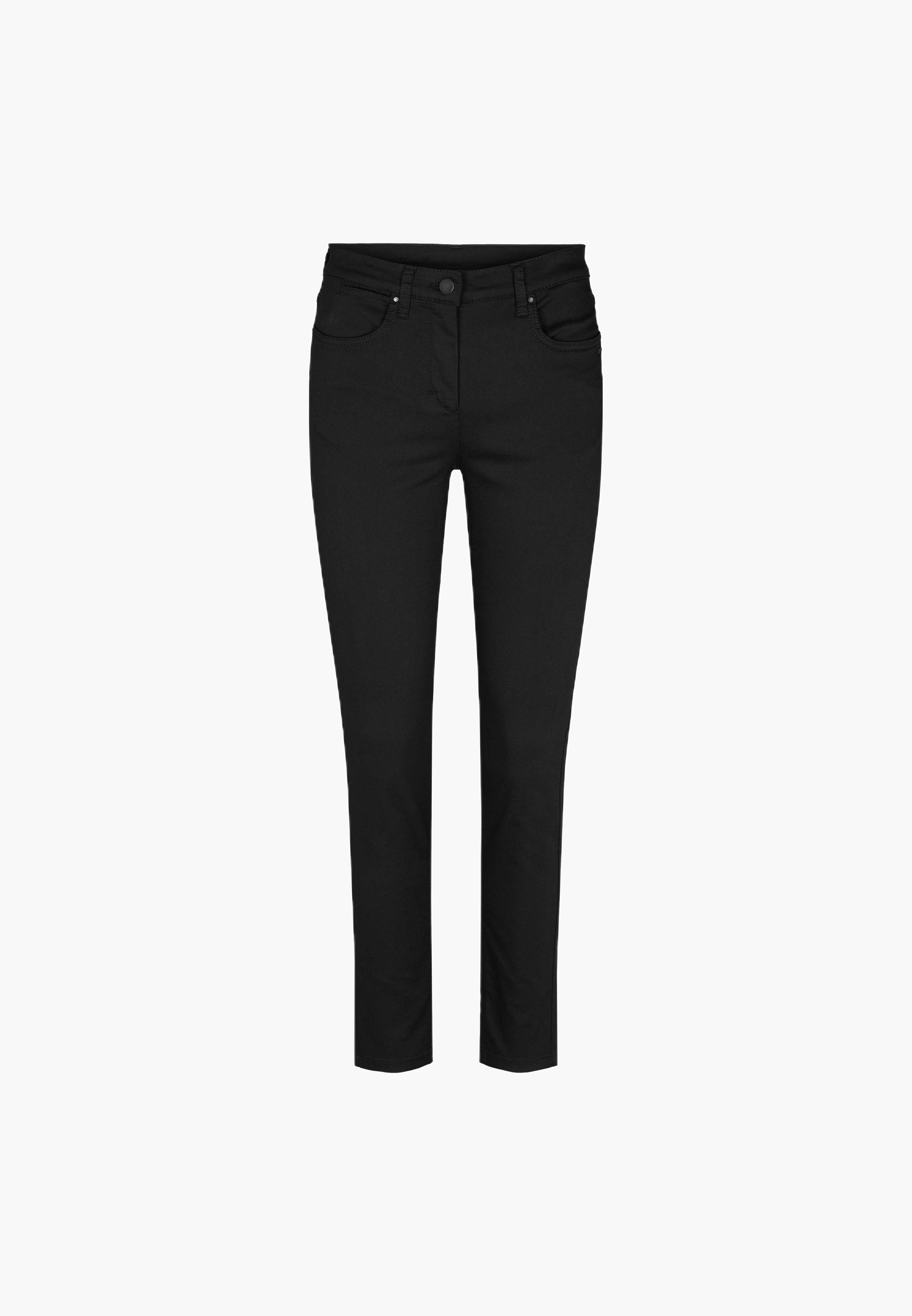 LAURIE  Laura Slim - Short Length Trousers SLIM Schwarz