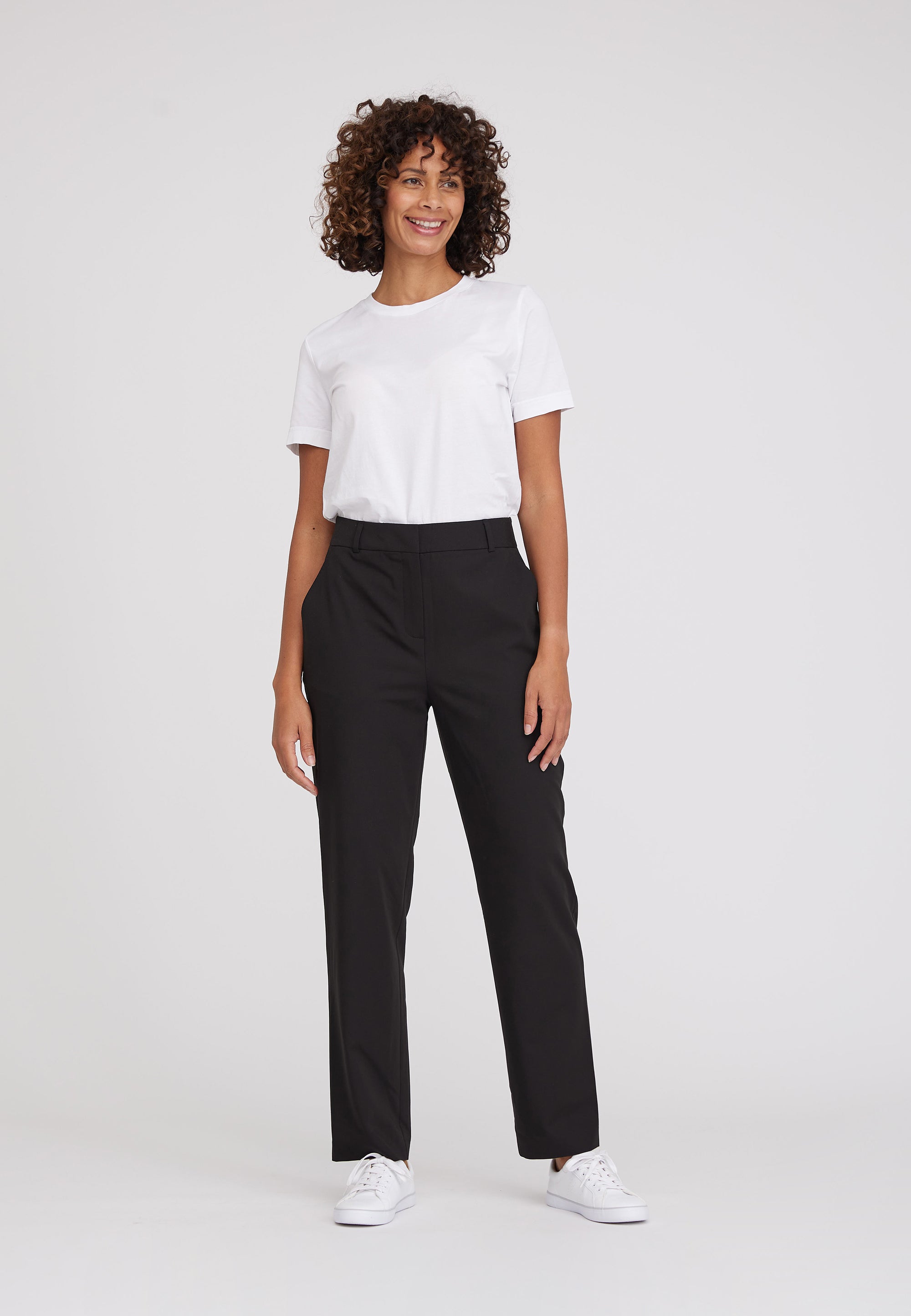 LAURIE  Noa Relaxed - Medium Length Trousers RELAXED Schwarz