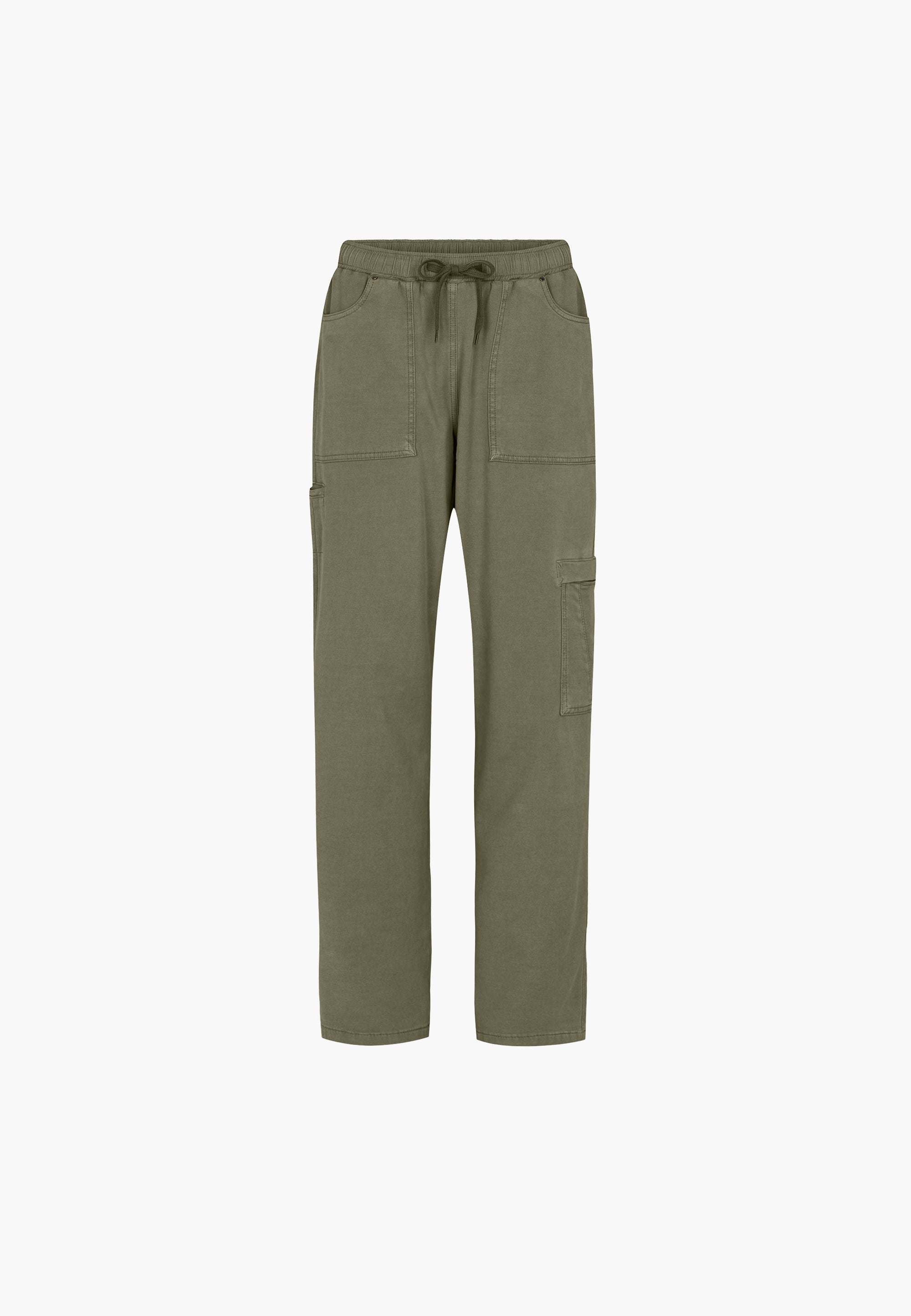 LAURIE  Ofelia Cargo Relaxed - Medium Length Trousers RELAXED 55000 Dried Olive