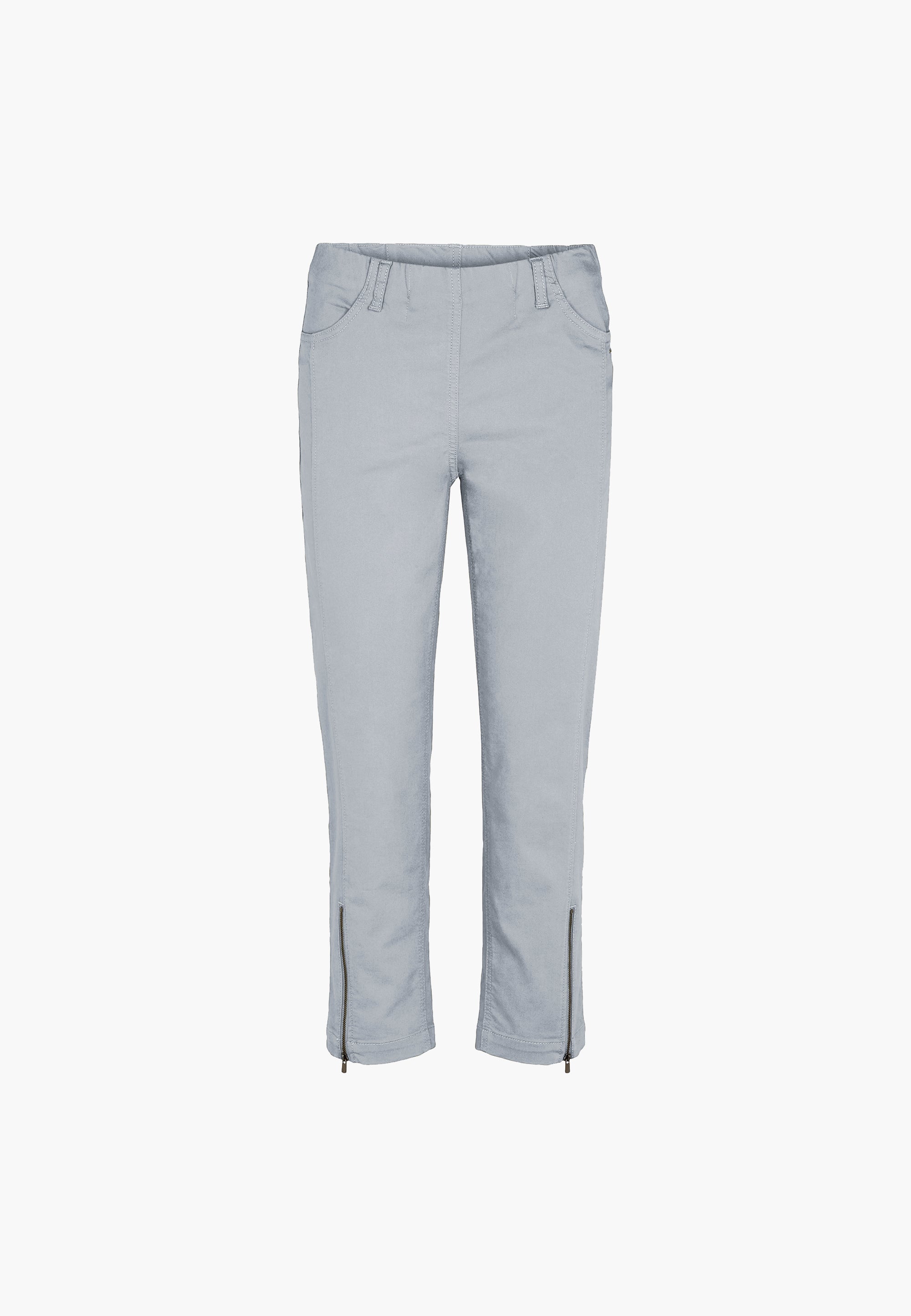 LAURIE Piper Regular Crop Trousers REGULAR 91000 Light Grey