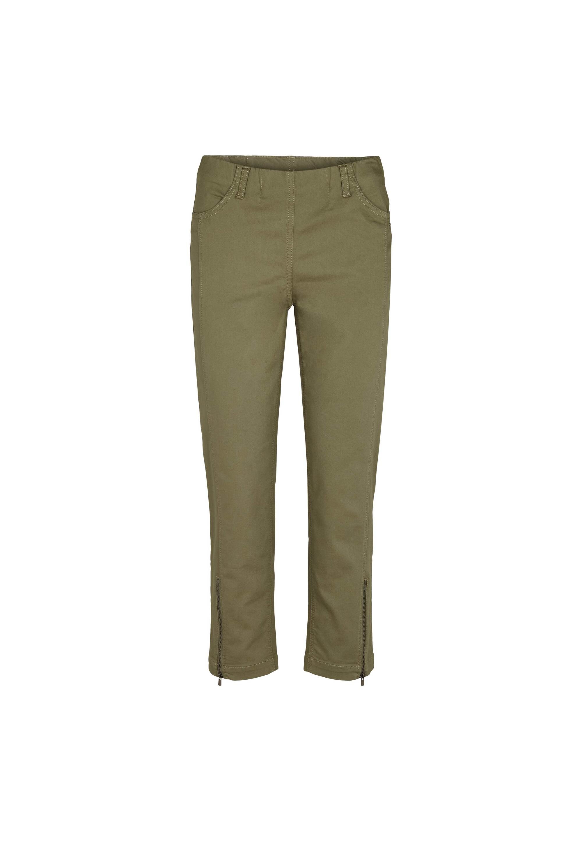 LAURIE  Piper Regular Crop Trousers REGULAR Khaki