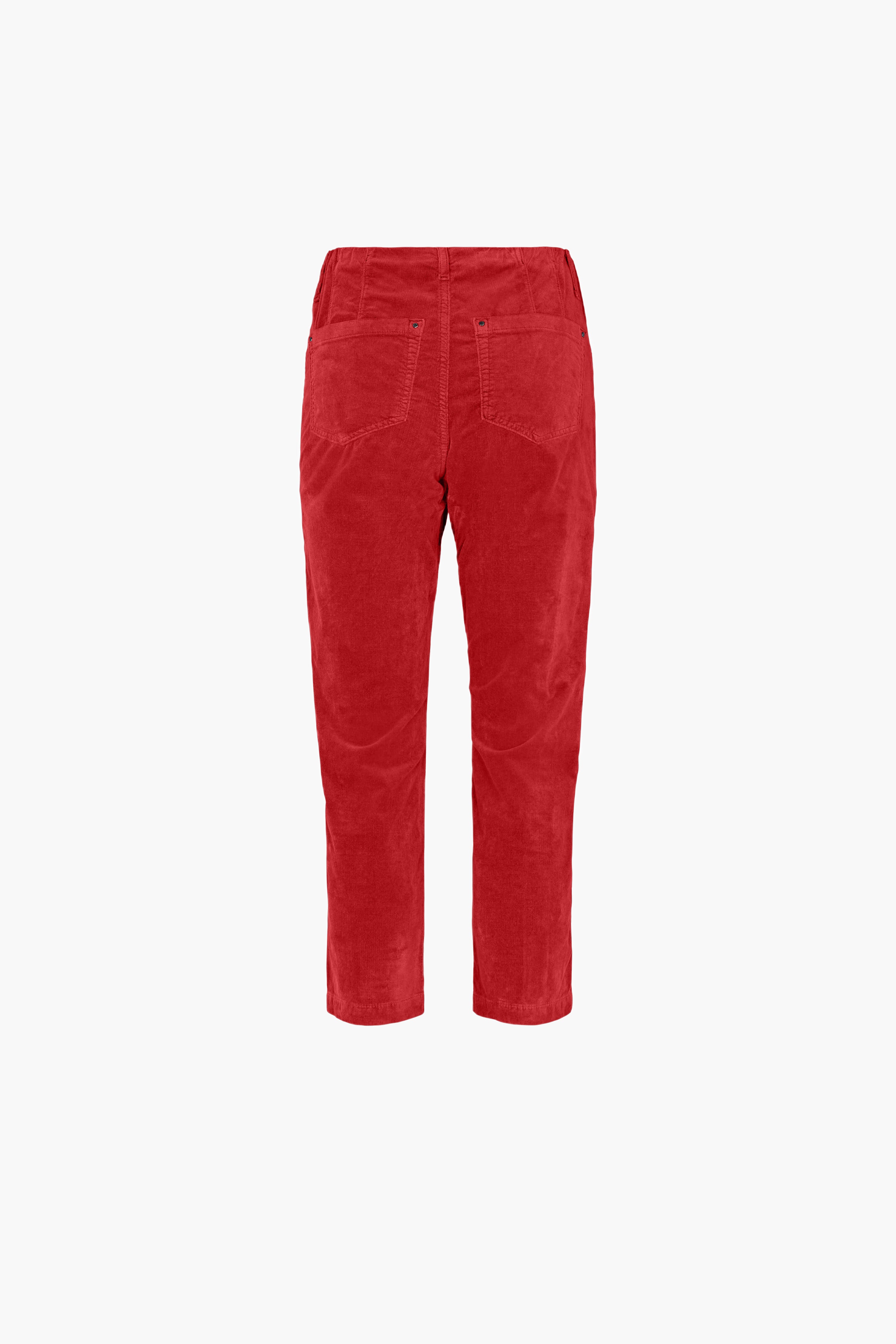 LAURIE  Piper Regular Samt Crop Trousers REGULAR 65000 Chili