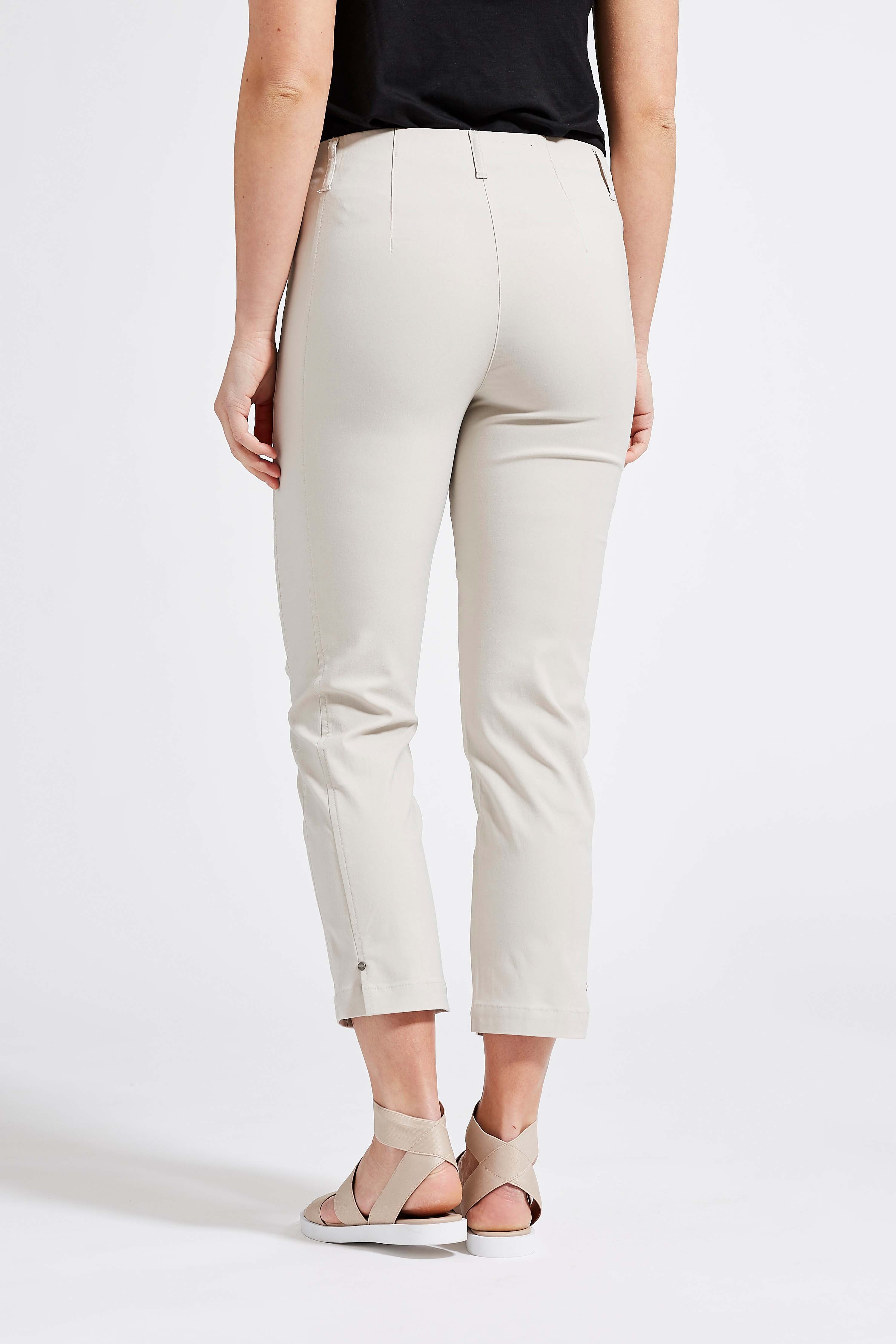 LAURIE  Rose Regular Crop Trousers REGULAR Grau sand