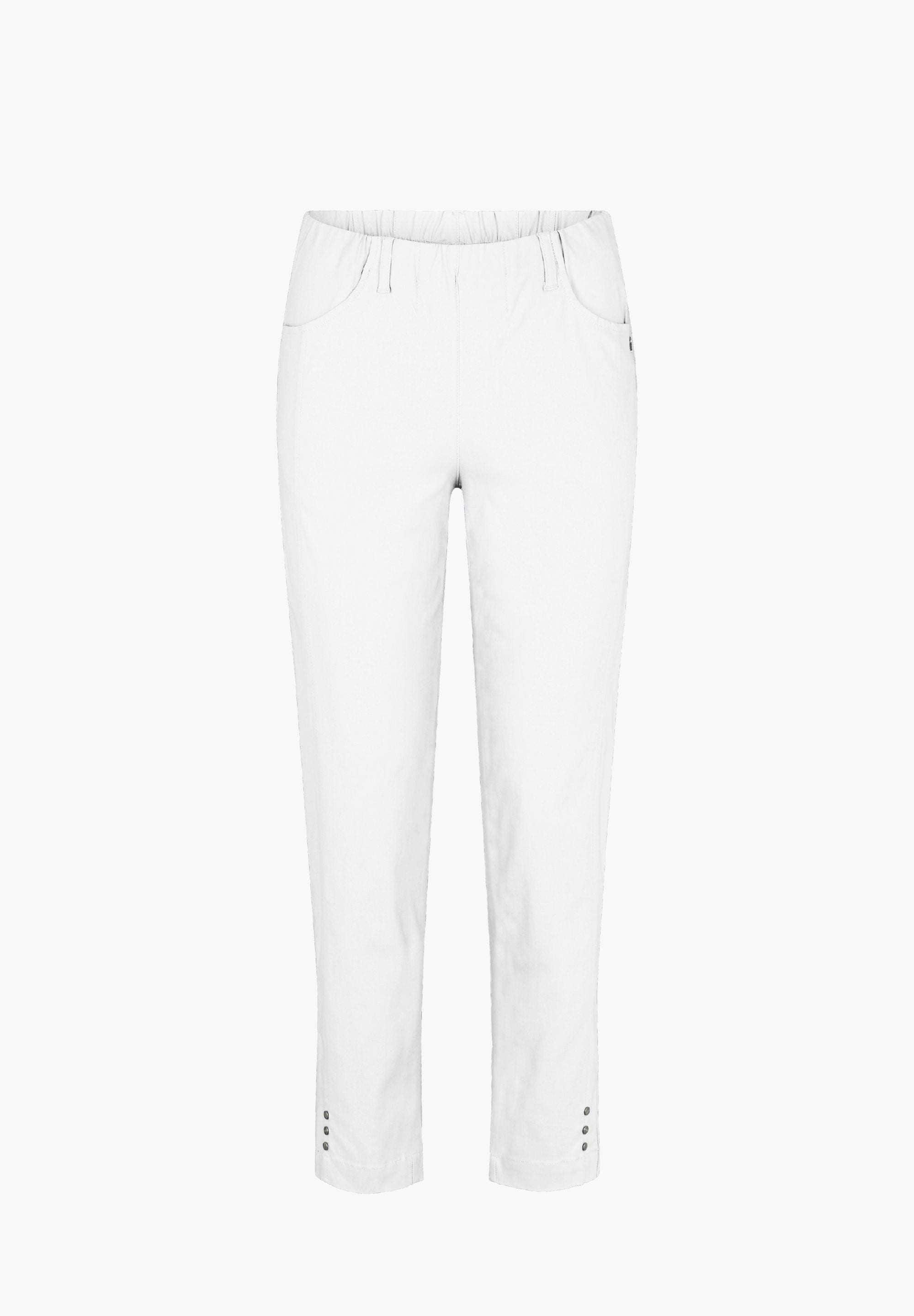 LAURIE  Rose Regular Crop Trousers REGULAR Weiss