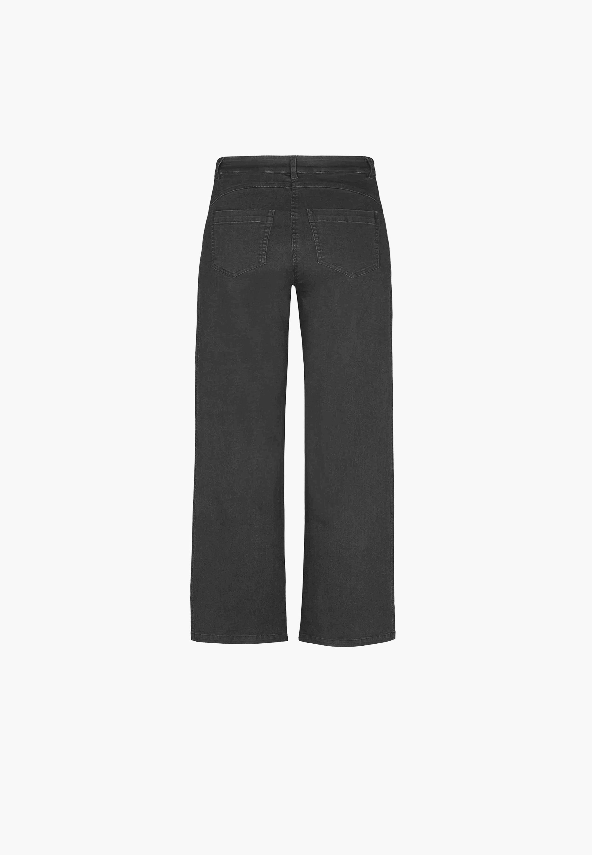 LAURIE  Serene 5-pocket Loose - Extra Short Length Trousers LOOSE Schwarz