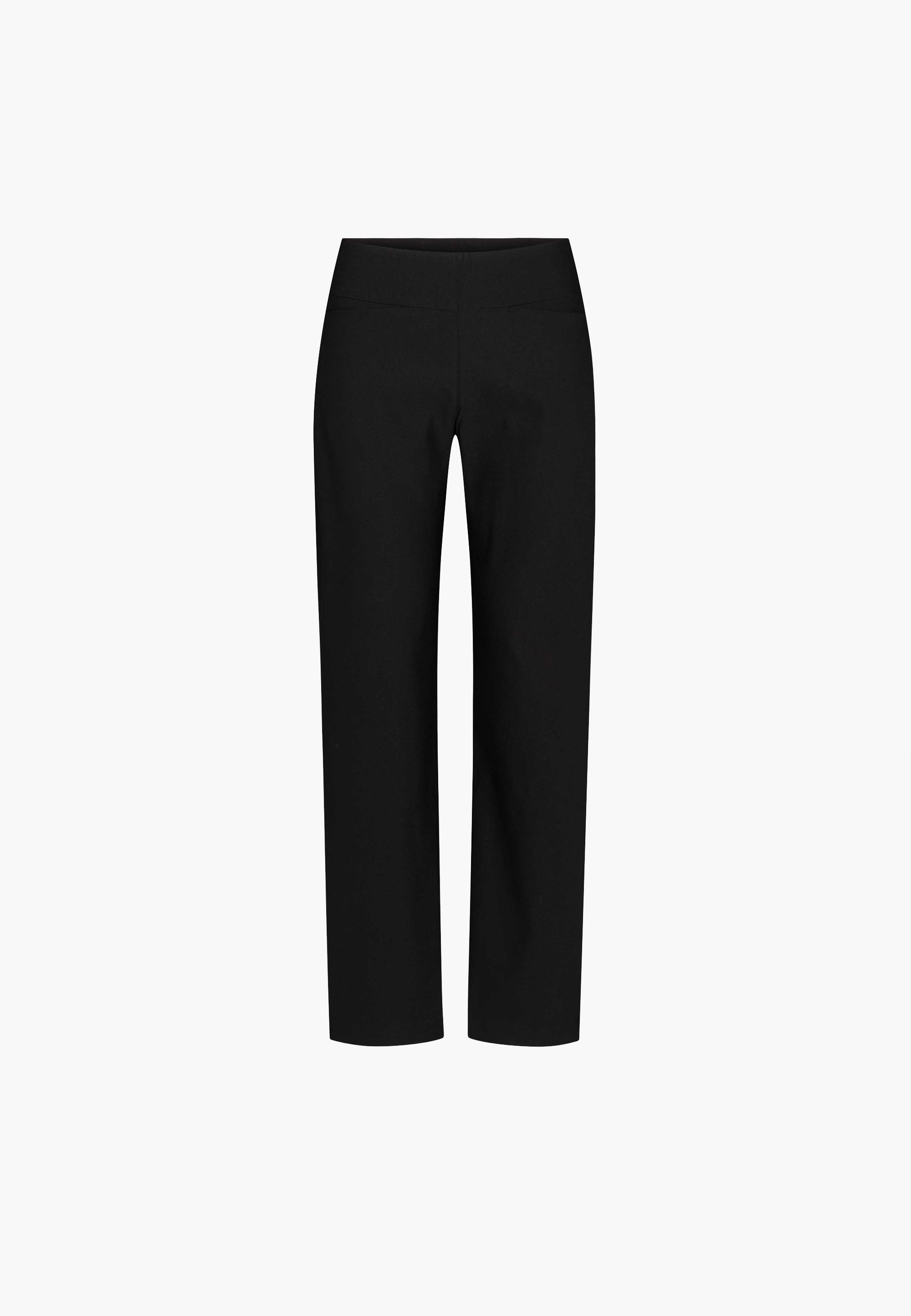 LAURIE Thea Straight - Long Length Trousers STRAIGHT Schwarz