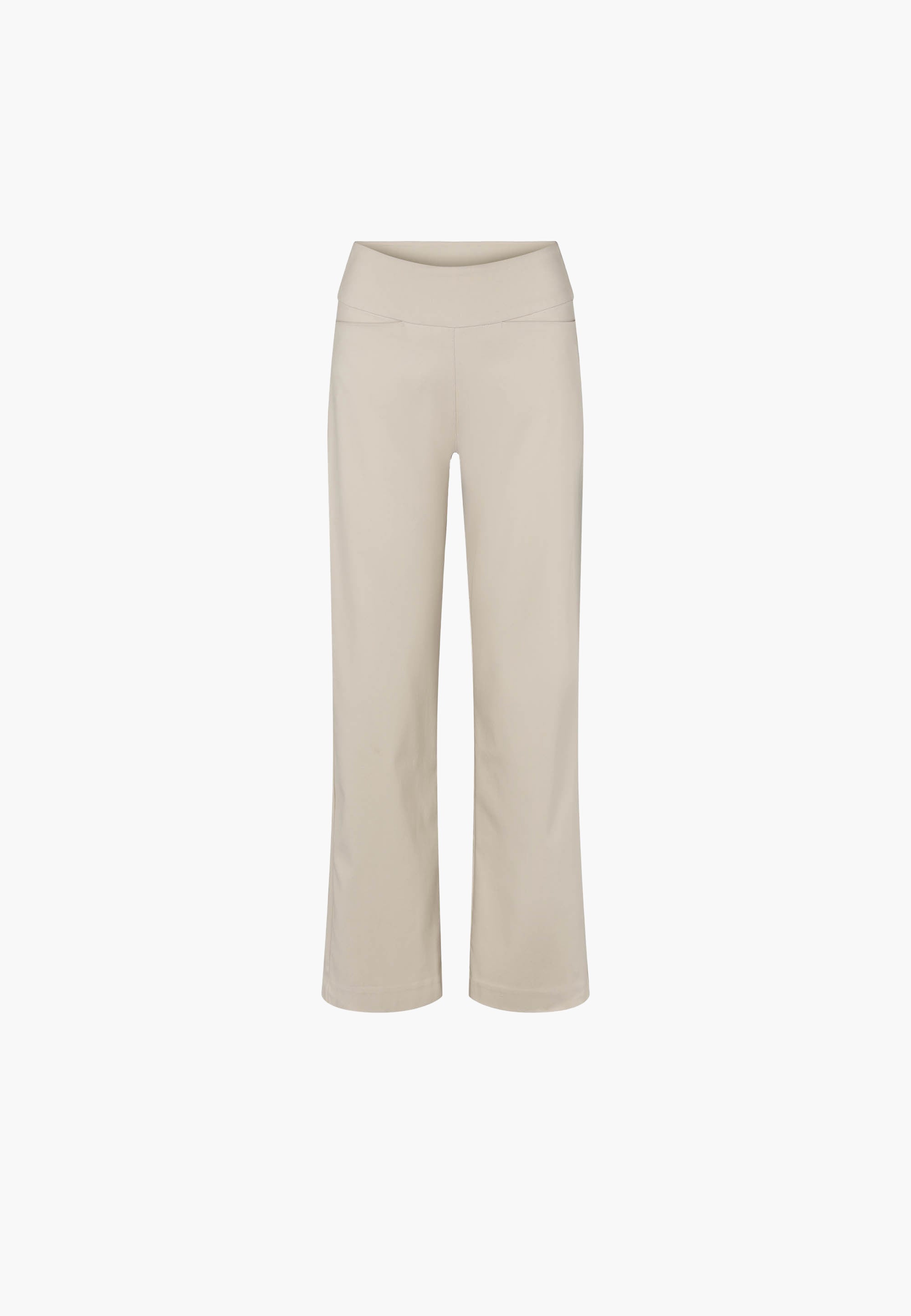 LAURIE  Thea Straight - Short Length Trousers STRAIGHT Grau sand