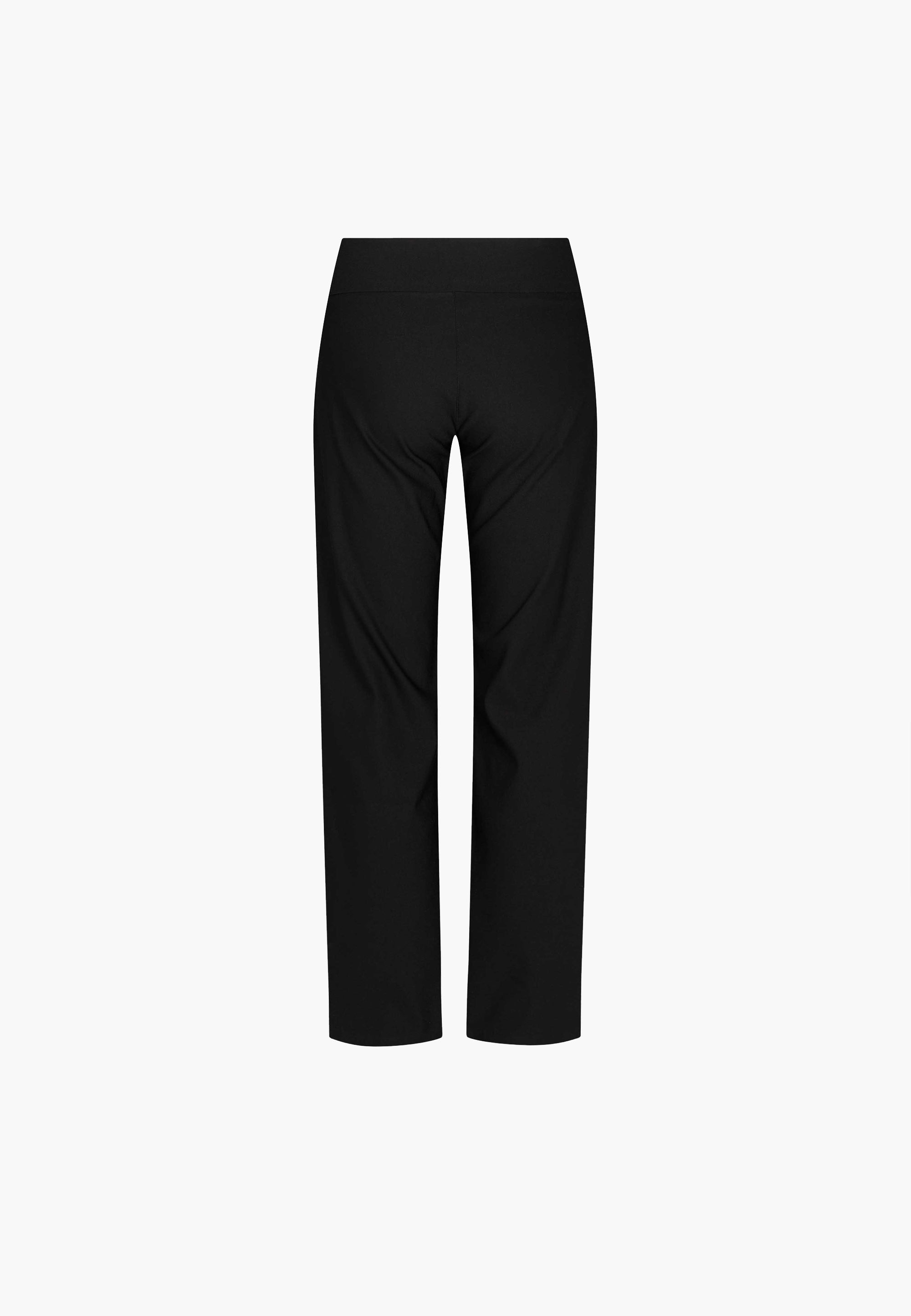 LAURIE Thea Straight - Long Length Trousers STRAIGHT Schwarz