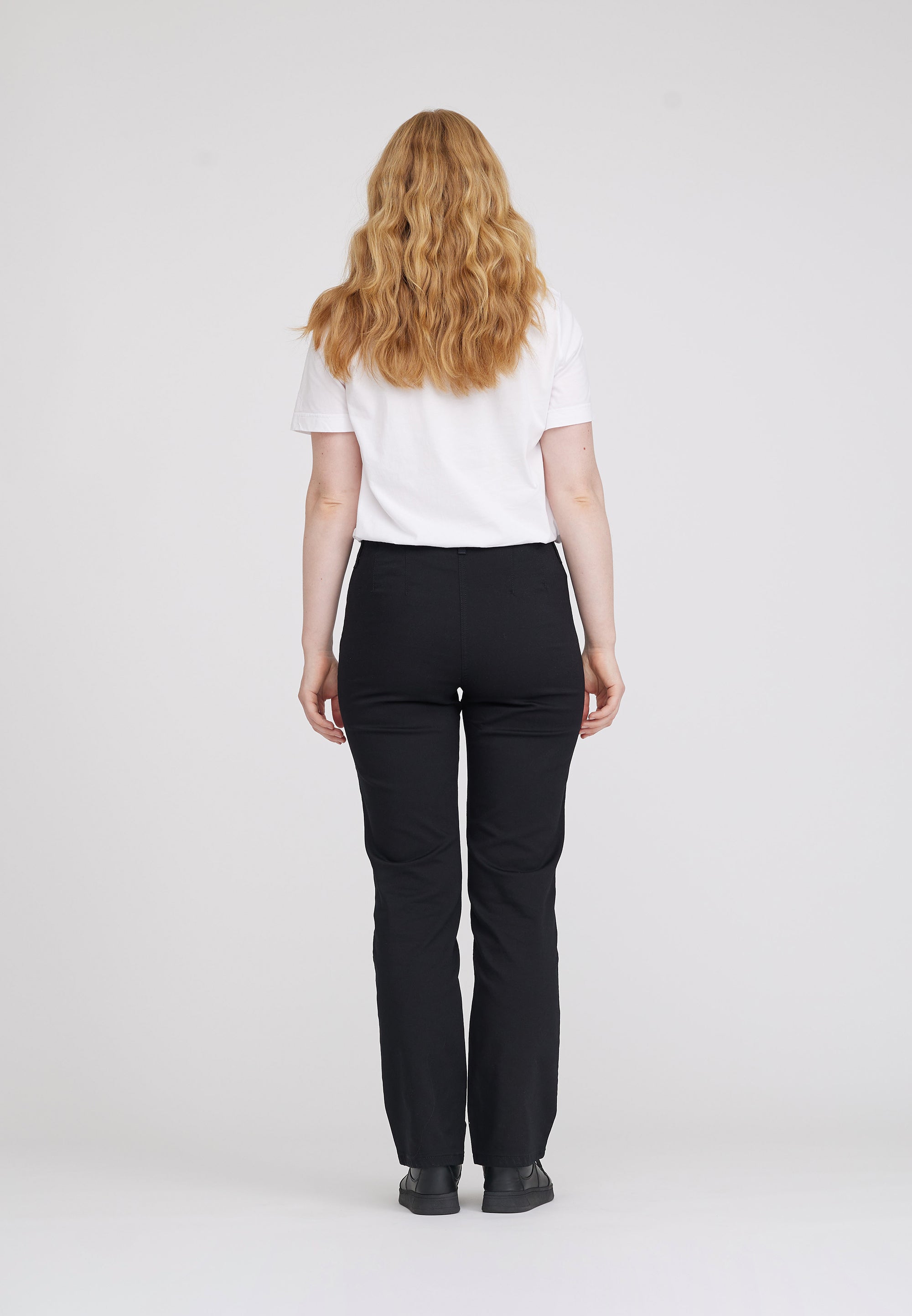 LAURIE  Tracy Straight - Medium Length Trousers STRAIGHT Schwarz