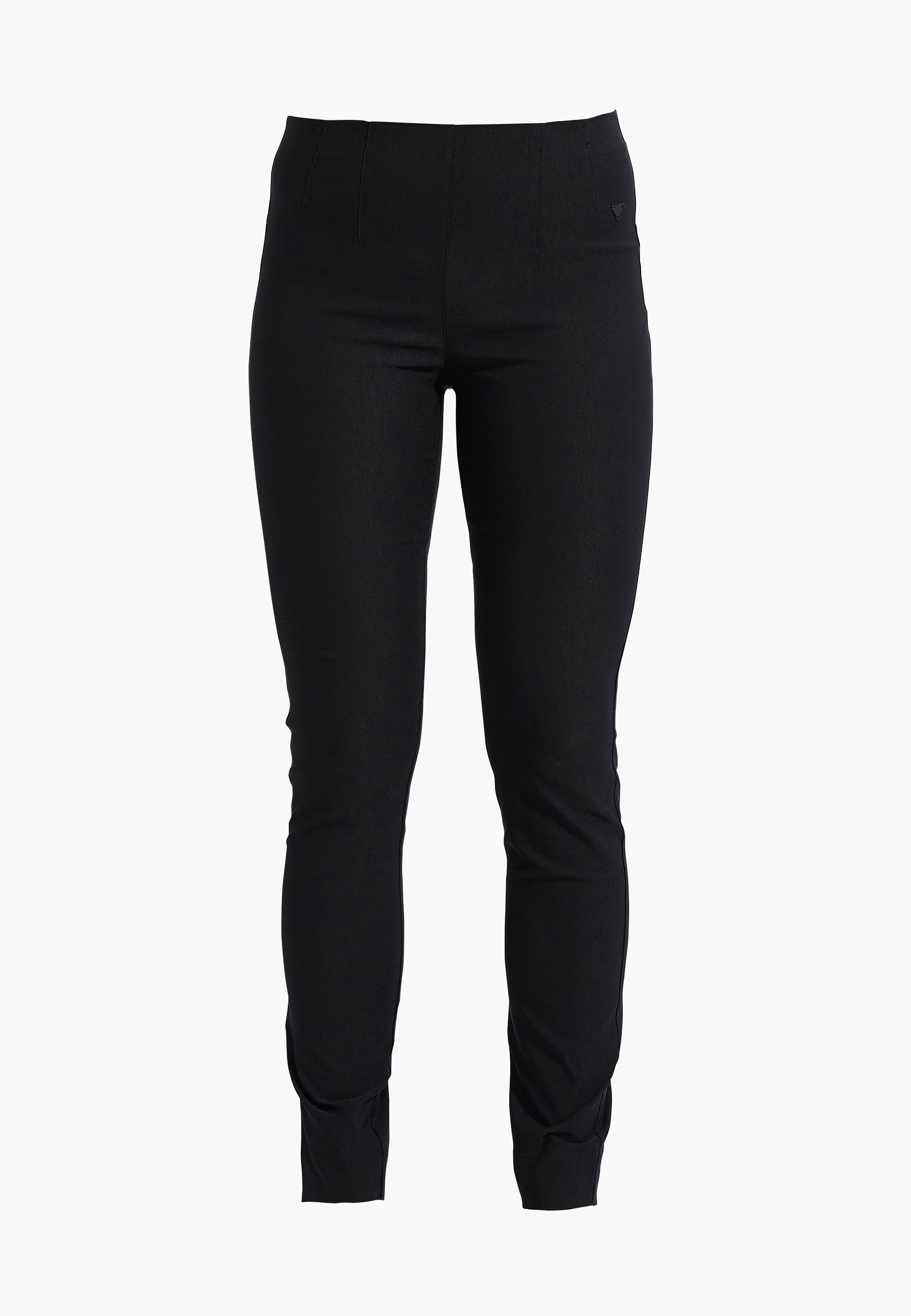 LAURIE  Vicky Slim - Medium Length Trousers SLIM Schwarz gebürstet