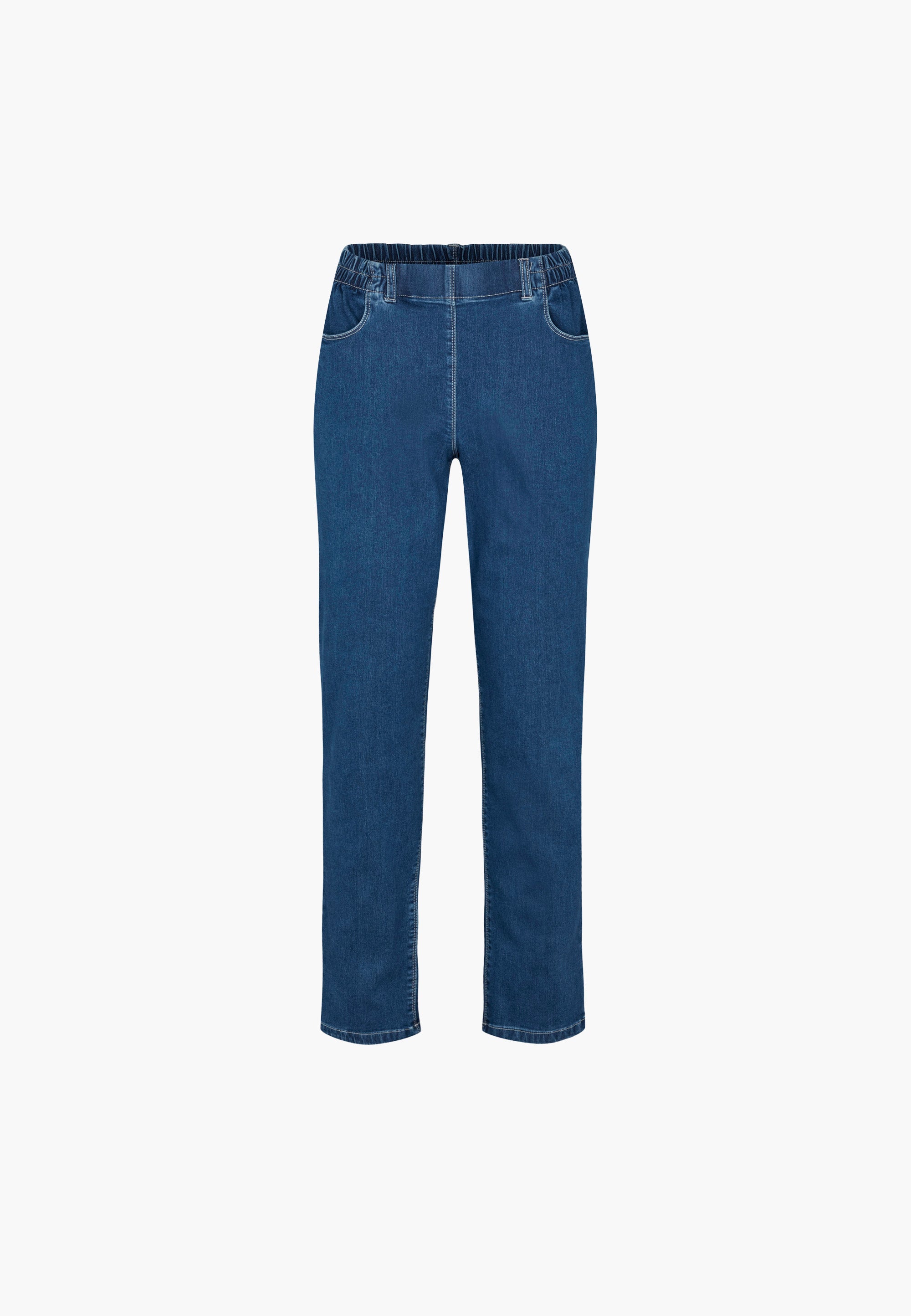 LAURIE  Violet Relaxed - Medium Length Trousers RELAXED 49401 Blue Denim